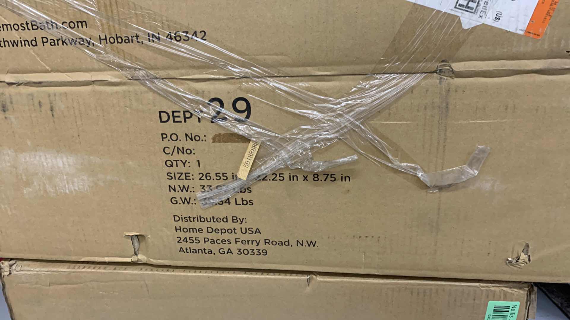 Photo 4 of FOREMOST BRIELLE PEDESTAL LAVATORY WHITE COLOR MODEL FL-08A-W 18" X 13" H 31"