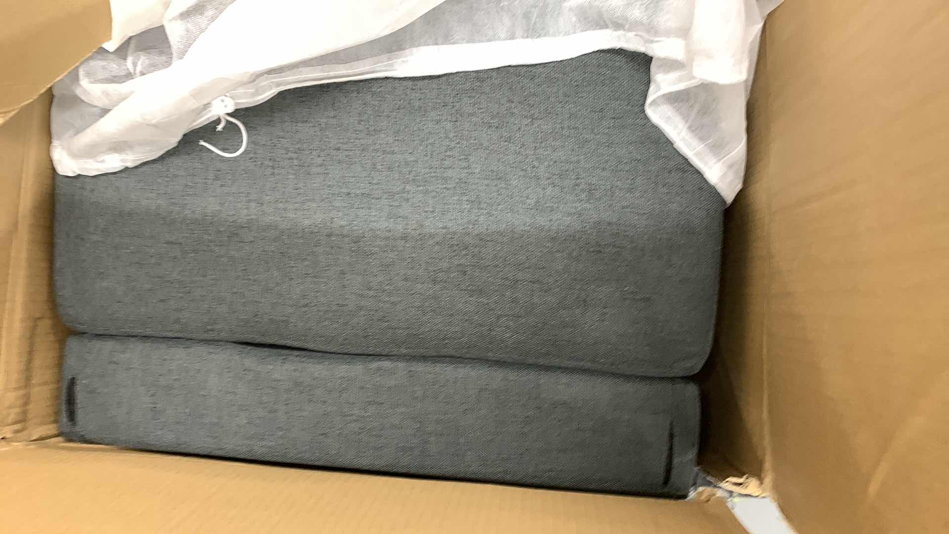 Photo 4 of GDF STUDIOS ARM LESS ACCENT FABRIC CHAIR GREY COLOR MODEL 57606.00DGY