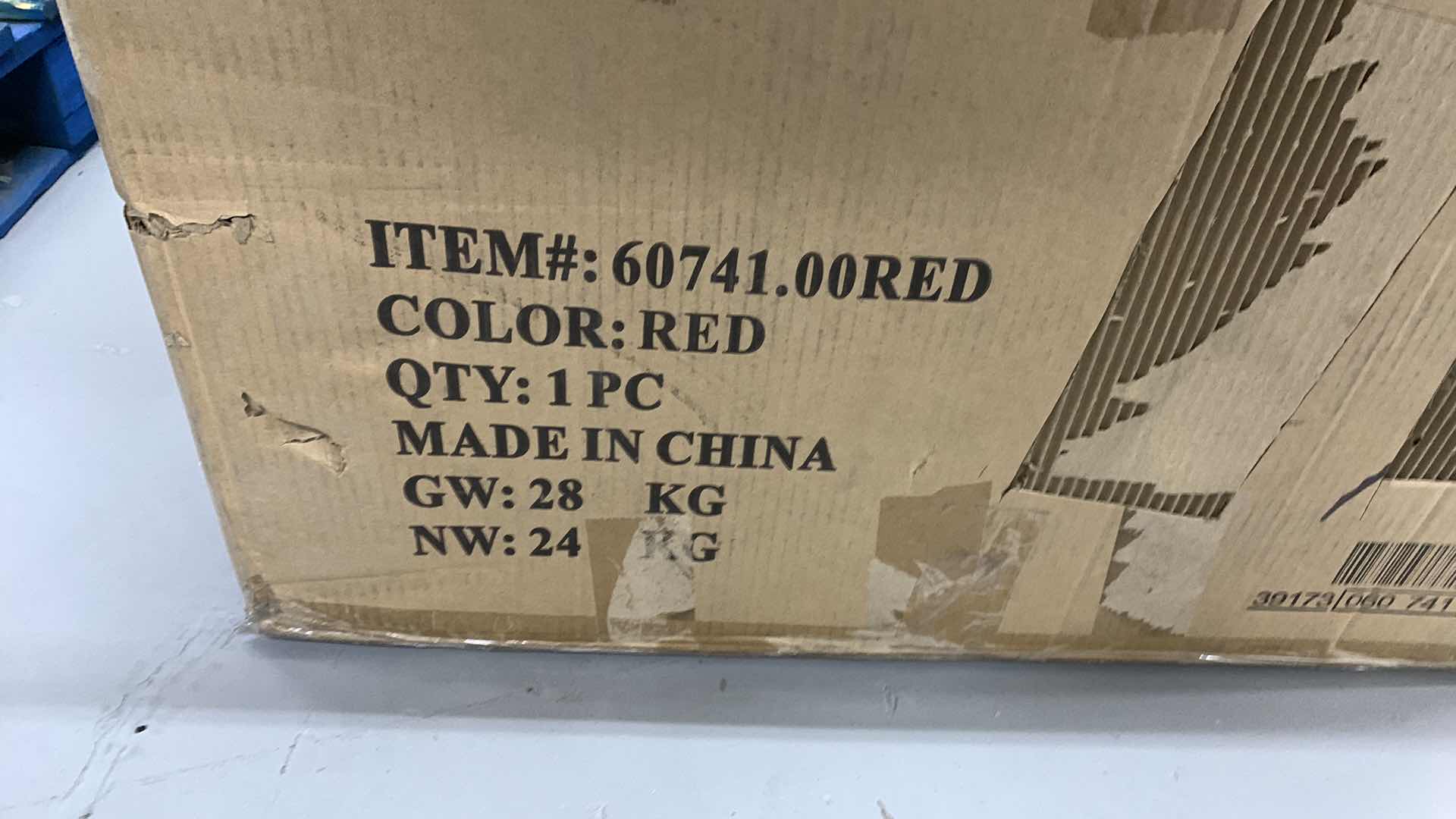 Photo 1 of GDF STUDIOS MODERN TUFTED FABRIC RECLINER  MODEL 60741.00RED