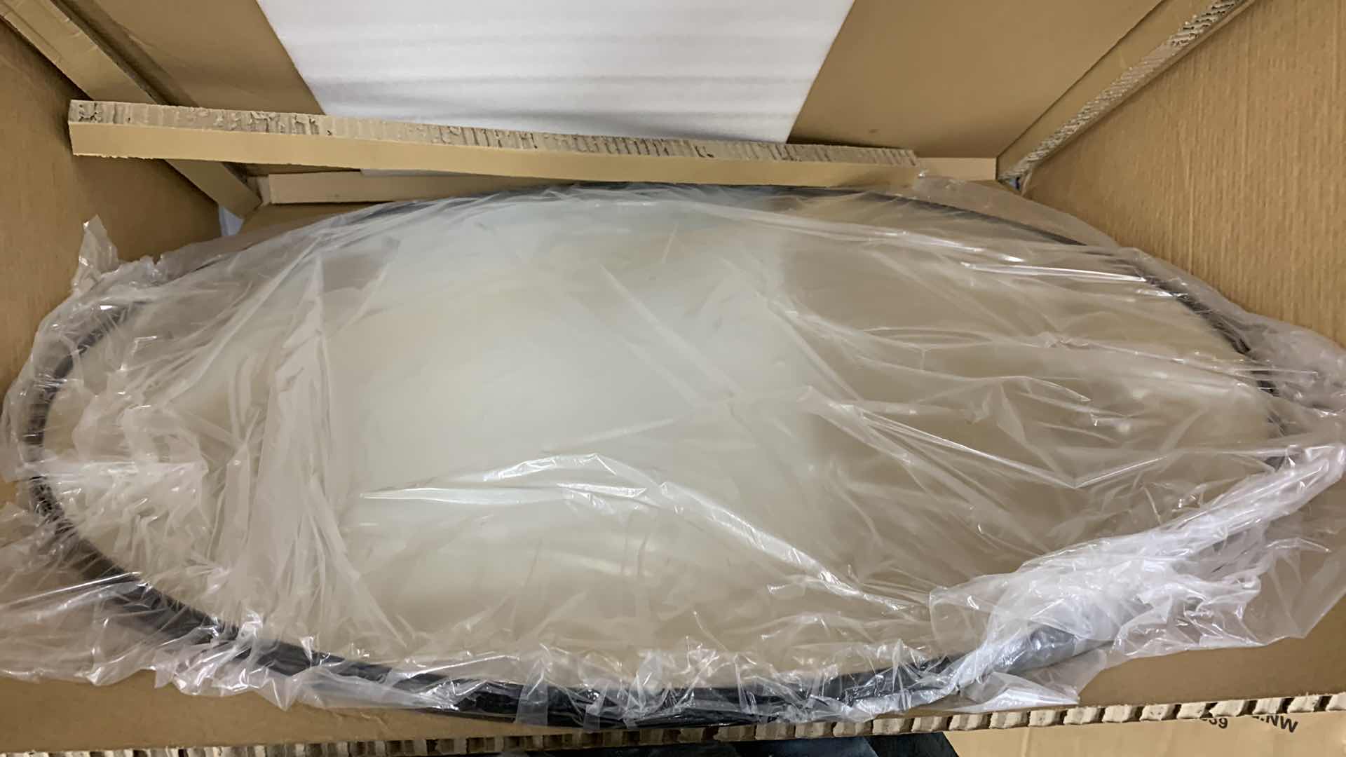 Photo 1 of ROUND BLACK CLASSIC ACCENT MIRROR 39” CIRCUMFERENCE