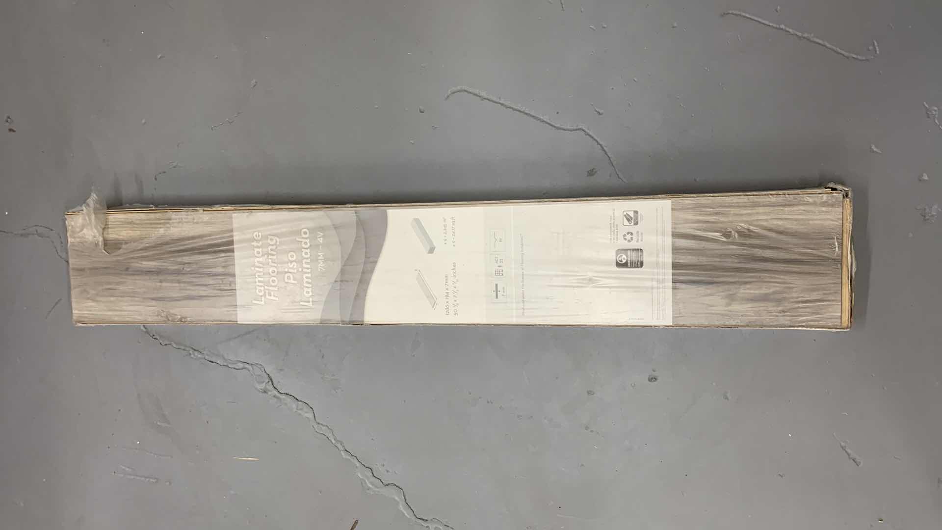 Photo 1 of 9-PIECES OF LAMINATE FLOORING WITH GREENGUARD 24.7” SQ. FT LAKESHORE P BRONZE