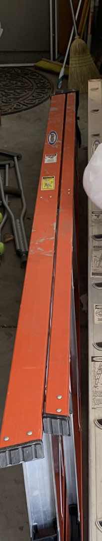 Photo 1 of WERNER 12 FOOT FIBERGLASS LADDER