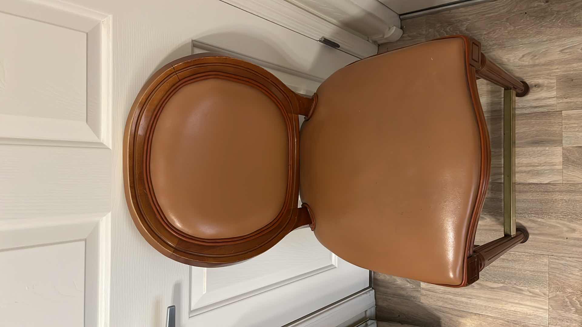 Photo 1 of LEATHER BAR/COUNTER STOOL