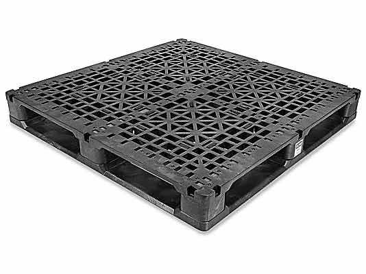 Photo 1 of STACKABLE PLASTIC PALLETS DIFFERENT TYPES 40” X 48”