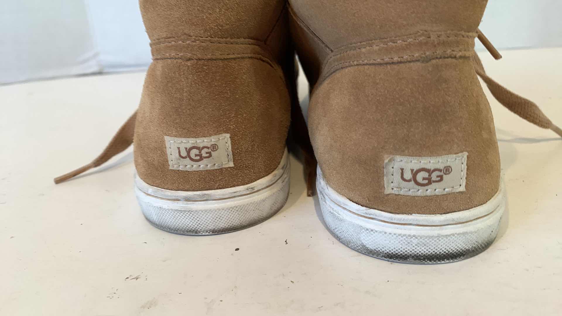 Photo 1 of UGG SUEDE TRAINERS SHOES SIZE 8