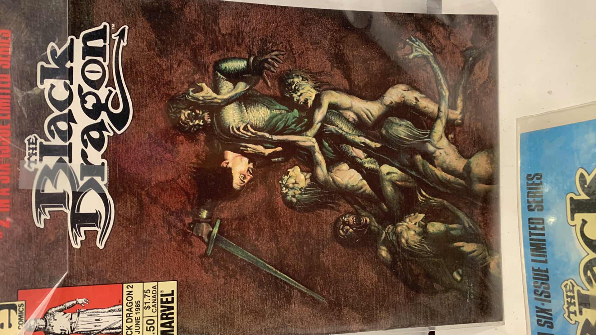 Photo 1 of EPIC COMICS THE BLACK DRAGON # 1,2,3,4,5,6
