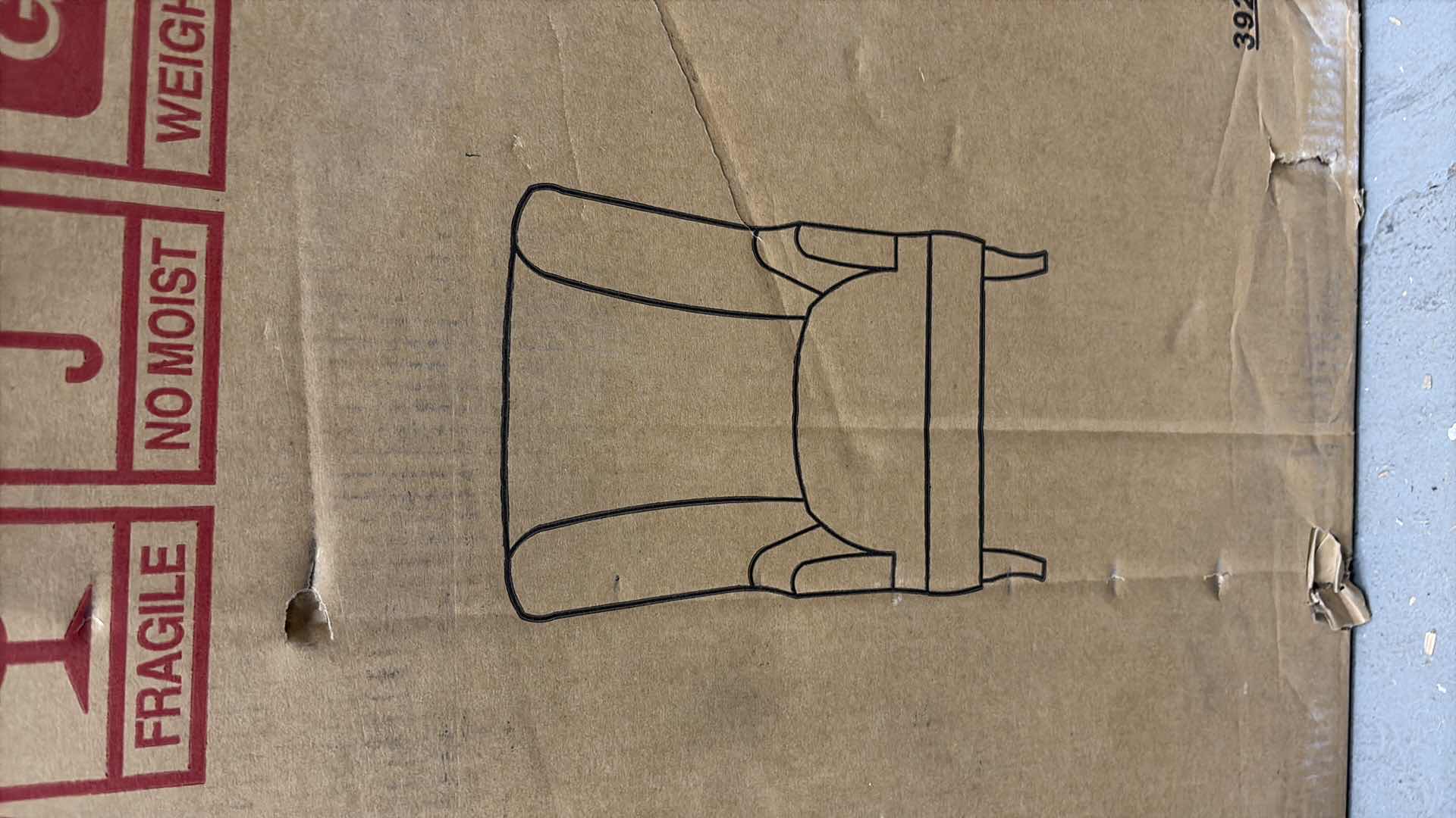 Photo 1 of JAMESON LEATHER HIGH BACK WINGBACK ARMCHAIR TEAL COLOR