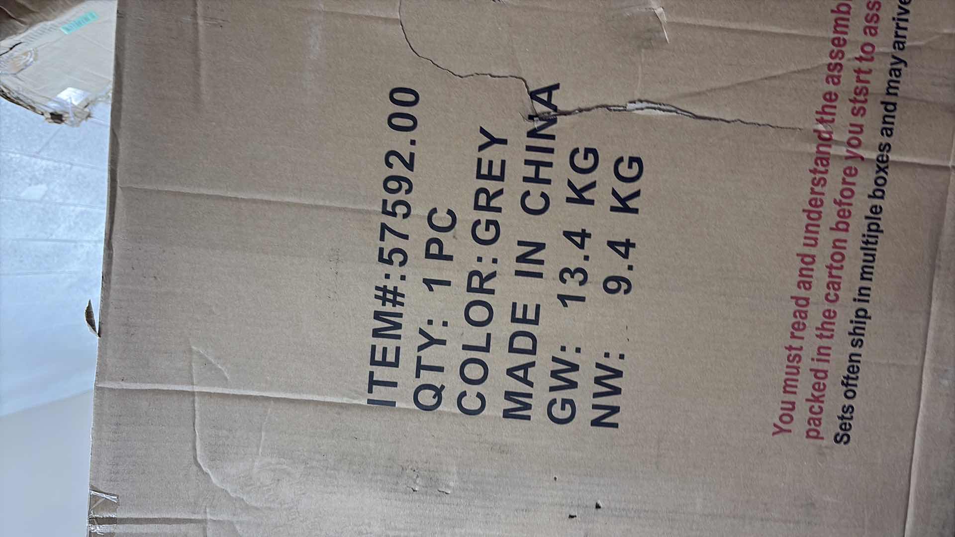 Photo 1 of CHRISTOPER KNIGHT HOME CAPE CORAL OUTDOOR ALUMINUM CHAISE LOUNGE GRAY 