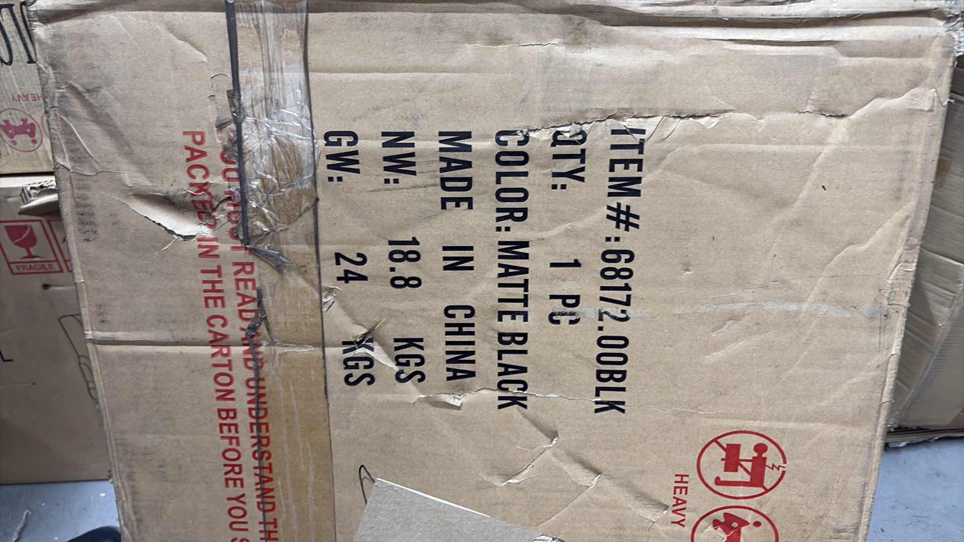 Photo 1 of PANAGIOTA OUTDOOR RESIN ADIRONDACK CHAIR MATTE BLACK 