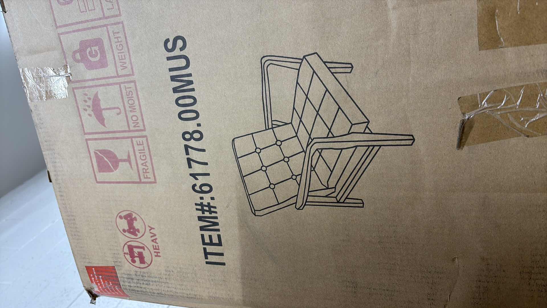 Photo 4 of CALLISTO FABRIC MID-CENTURY BIRCH CLUB CHAIR MUSTARD COLORED