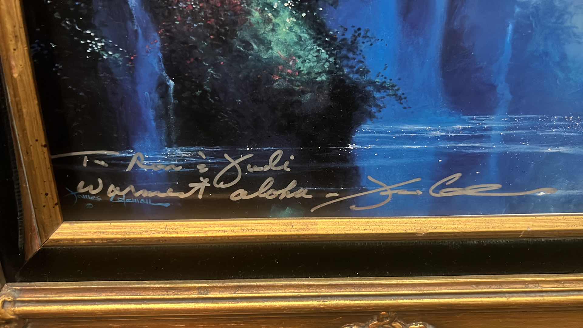 Photo 1 of AUTOGRAPHED JAMES COLEMAN PRINT ON CARD STOCK 16” X 14”