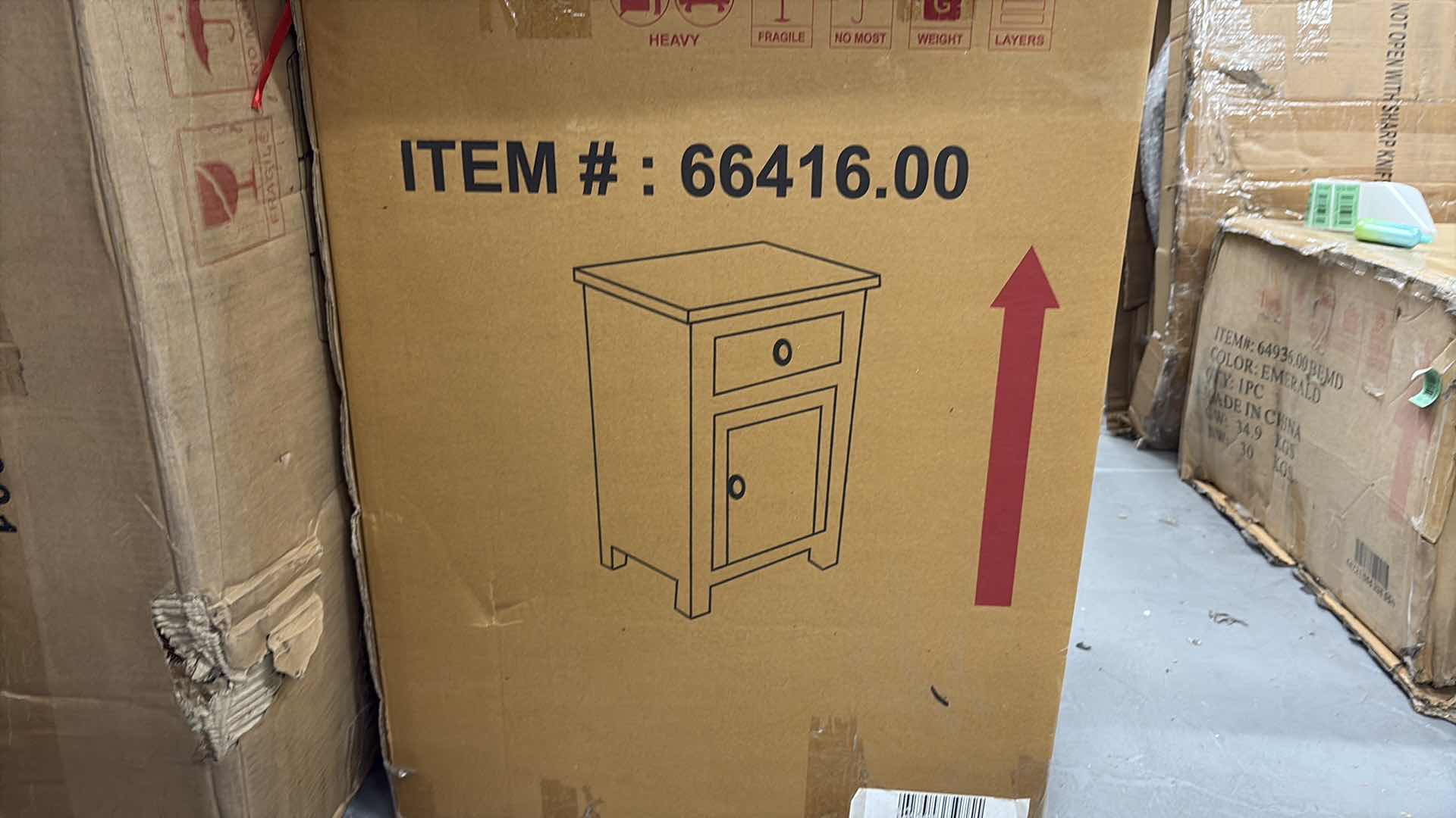 Photo 3 of NIGHTSTAND NATURAL OLD PAINT