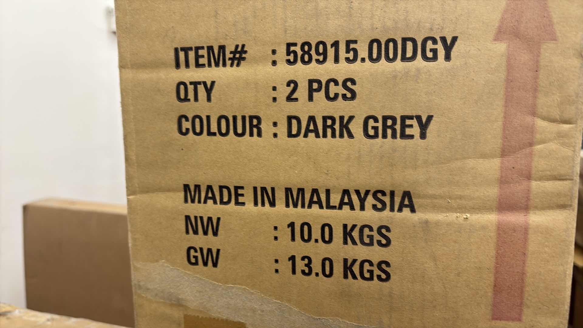 Photo 1 of 2-LUCILLE FABRIC/WOOD FINISH DINING CHAIRS 