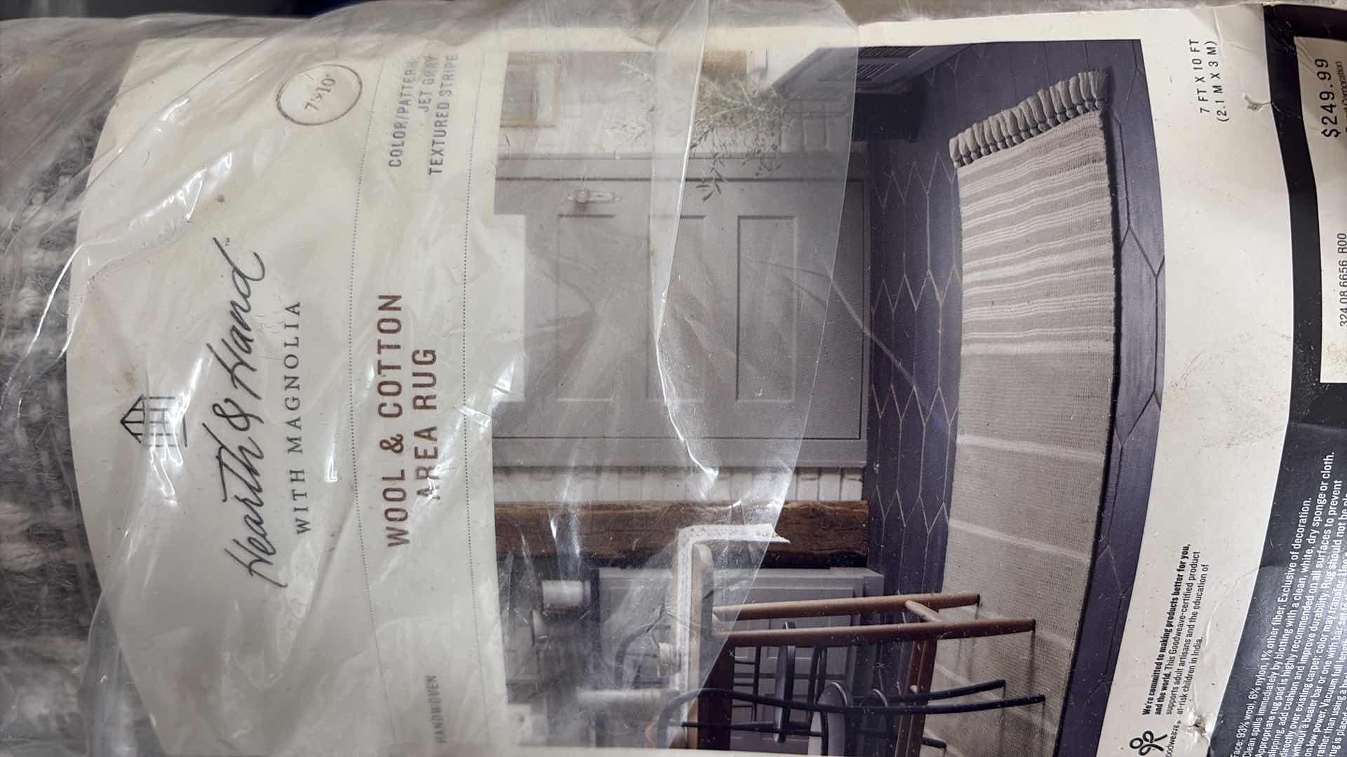 Photo 1 of HEARTH AND HAND WITH MAGNOLIA HANDWOVEN WOOL AND COTTON AREA RUG 7 FT X 10 FT