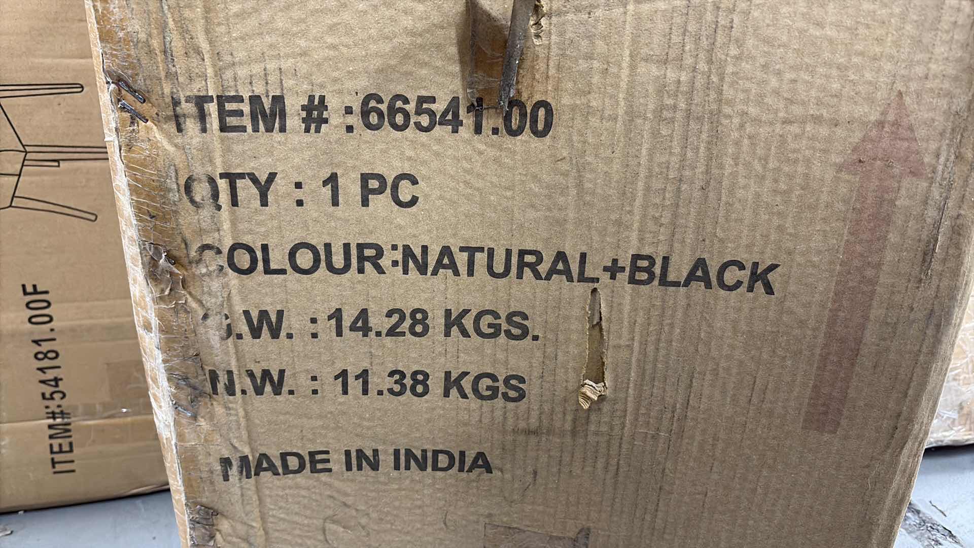 Photo 1 of 2 PINEVIEW MODERN INDUSTRIAL FIRWOOD BAR STOOL ADJUSTABLE HEIGHT SWIVEL BARSTOOLS. NATURAL AND BLACK