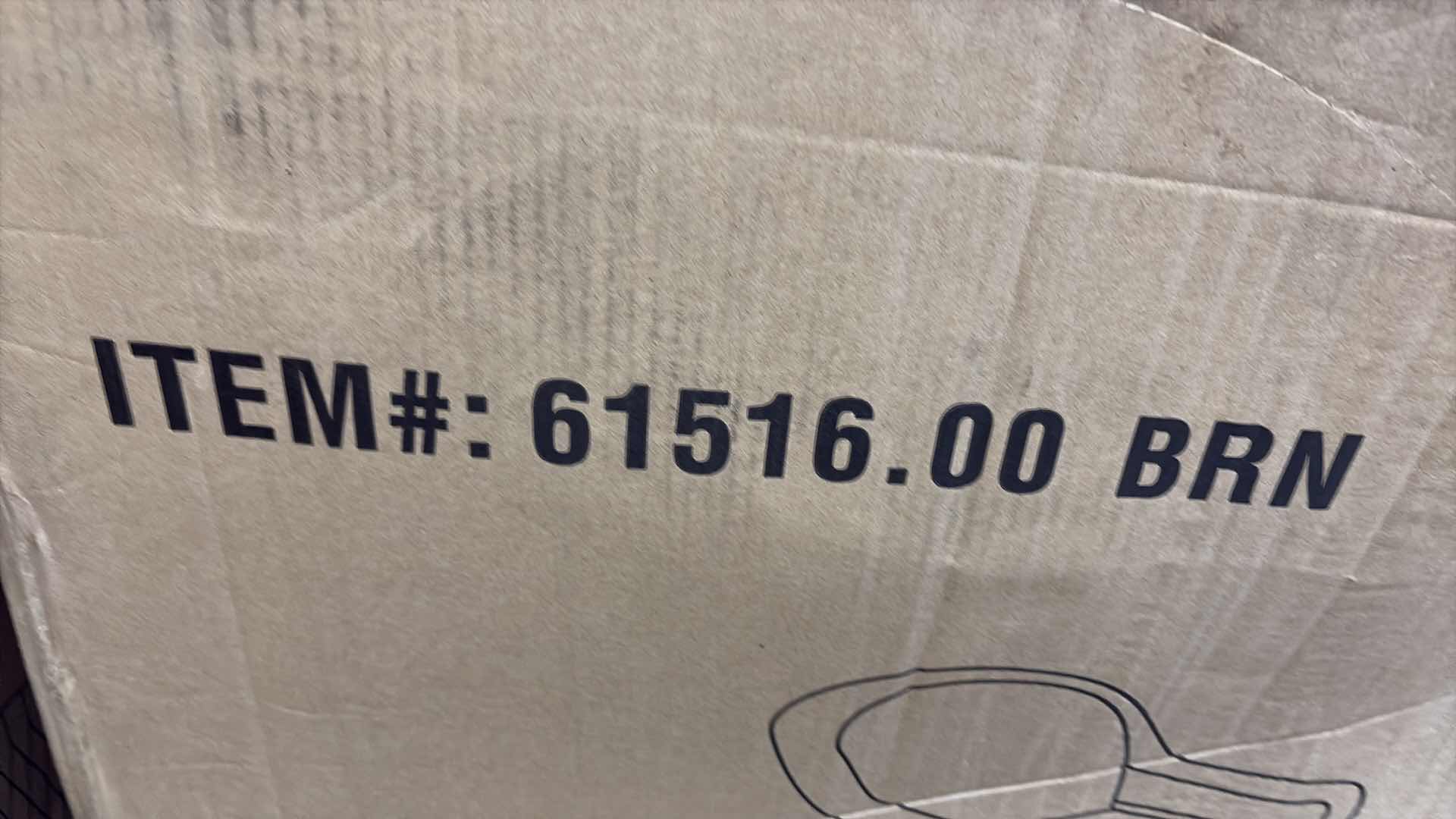 Photo 1 of 2 LINSTEN OUTDOOR WICKER BROWN SWIVEL CLUB CHAIRS WITH WATER RESISTANT CUSHIONS