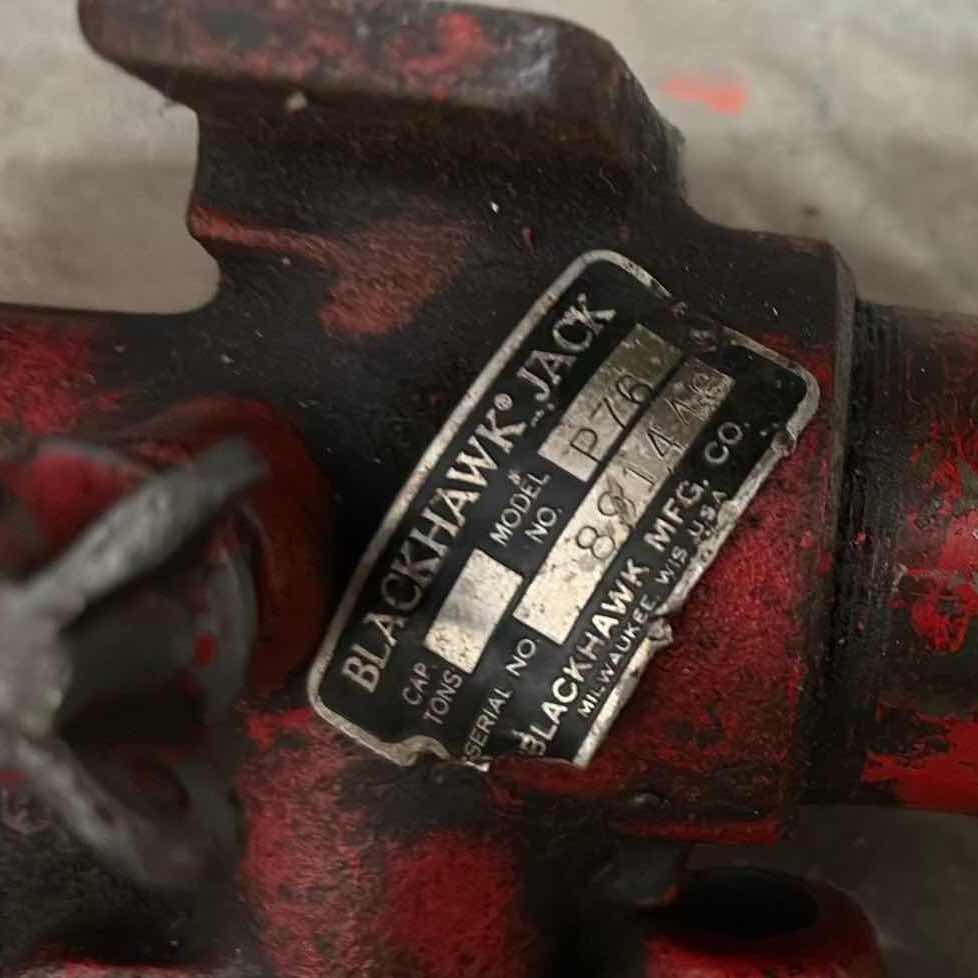Photo 1 of $300 BLACKHAWK HYDRAULIC RAM MODEL P76