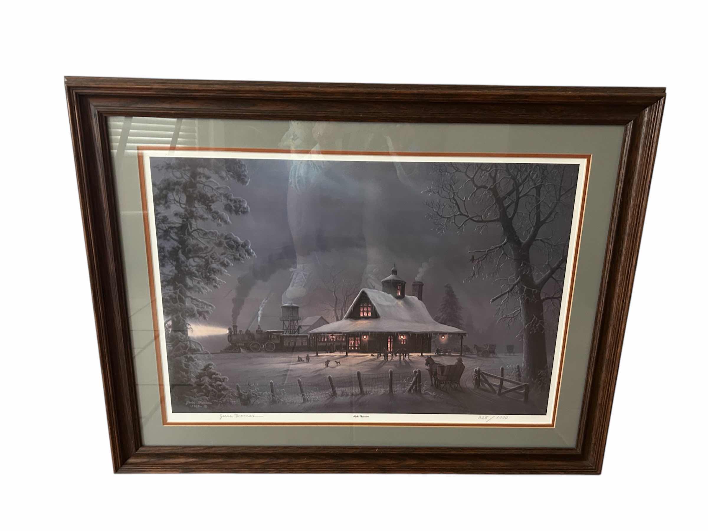 Photo 1 of FRAMED ARTWORK BY JESSE BARNES “NIGHT DEPARTURE “SIGNED  AND NUMBERED 31” X 23”