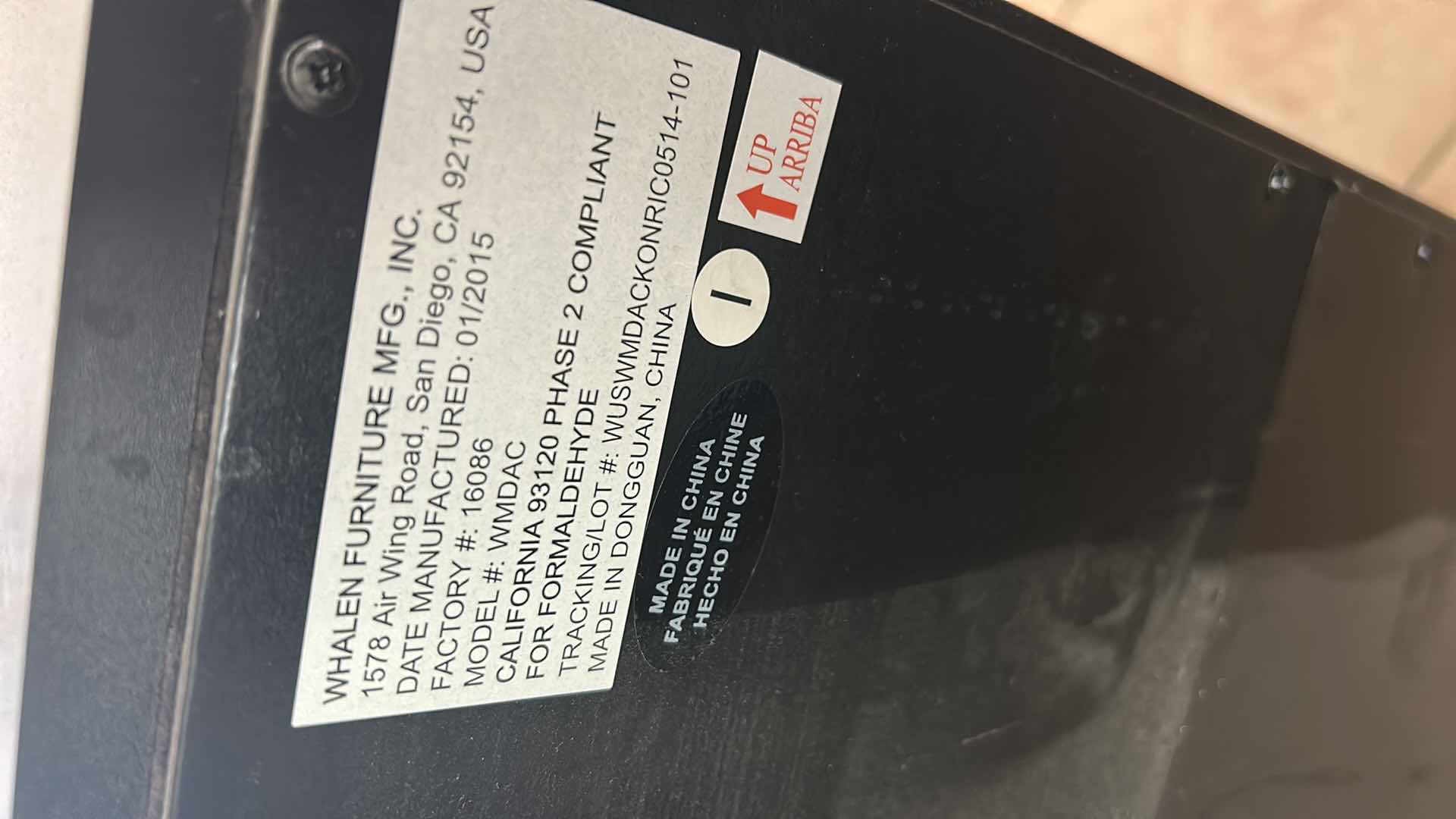 Photo 1 of WHALEN FURNITURE GLASS DOUBLE DOOR ACCENT 36” X 15” H 38”