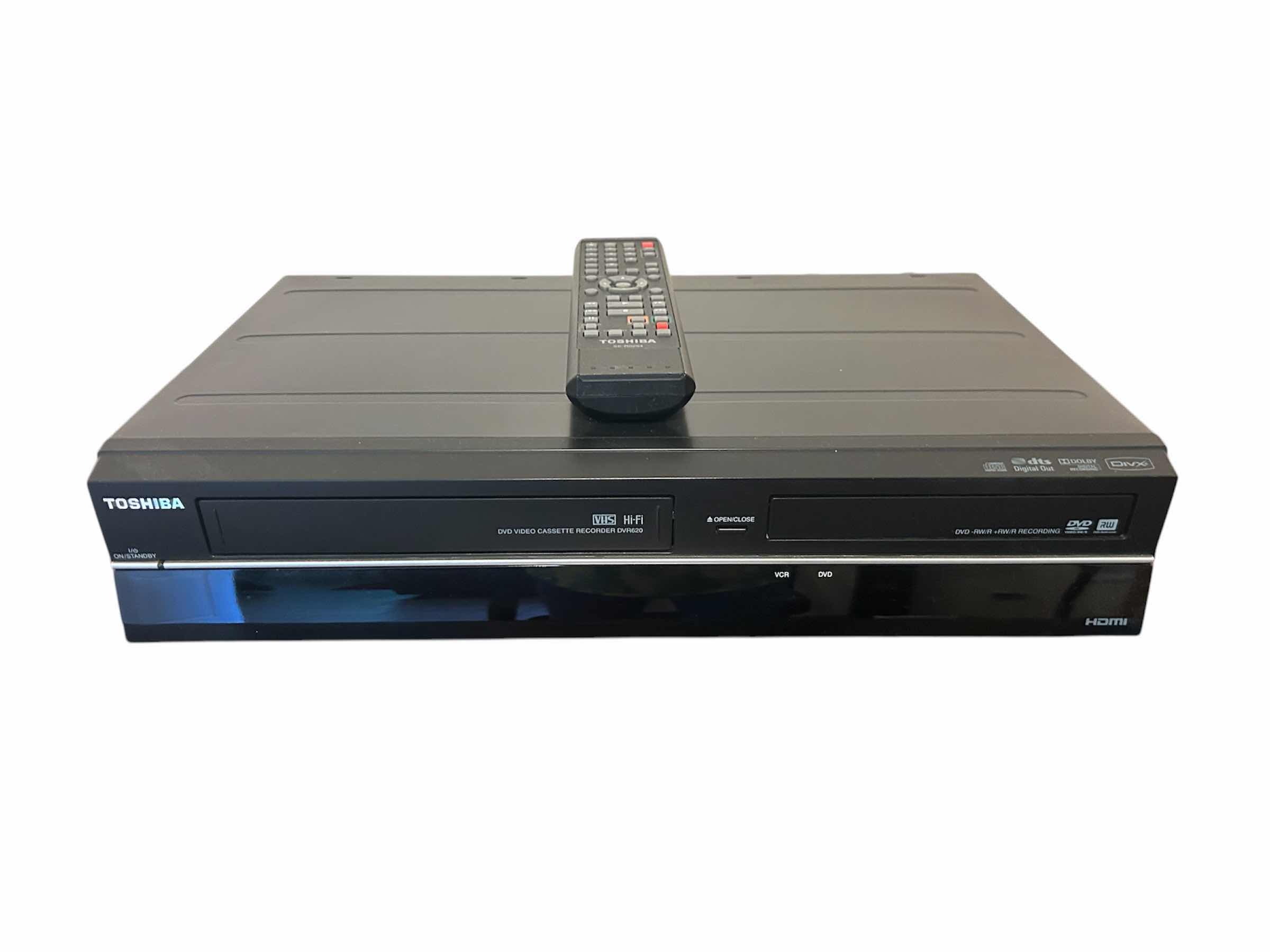 Photo 1 of TOSHIBA DVD VHS HDMI PLAYER W REMOTE