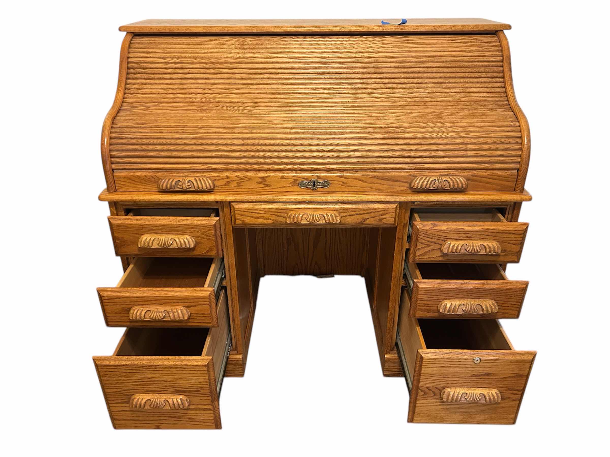 Photo 1 of OAK ROLL TOP DESK 31” X 29” H 48”