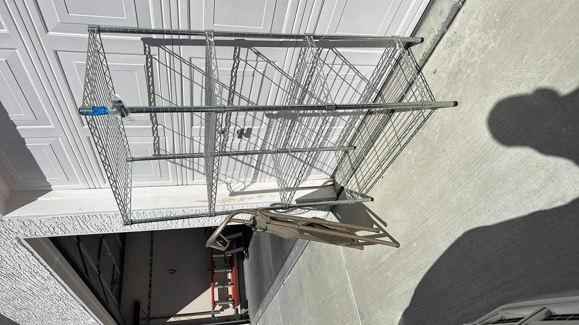 Photo 2 of 4’ METAL RACK,
SMALL STEP LADDER