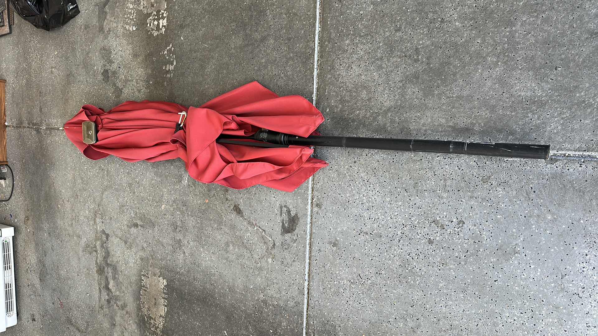 Photo 1 of RED PATIO UMBRELLA