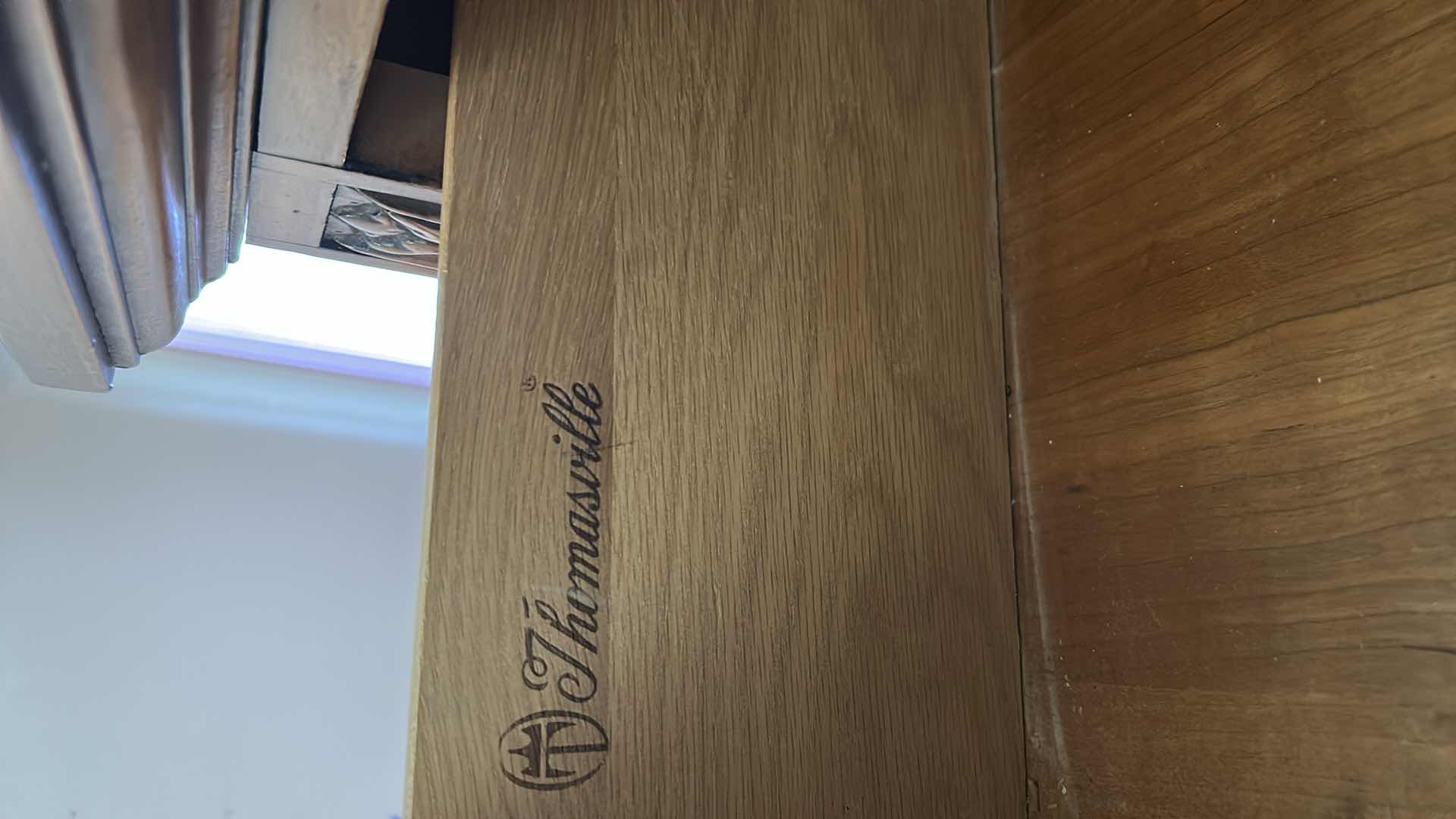 Photo 5 of THOMASVILLE  MAHOGANY 5 DRAWER HIGHBOY 39” X 18” H 64”