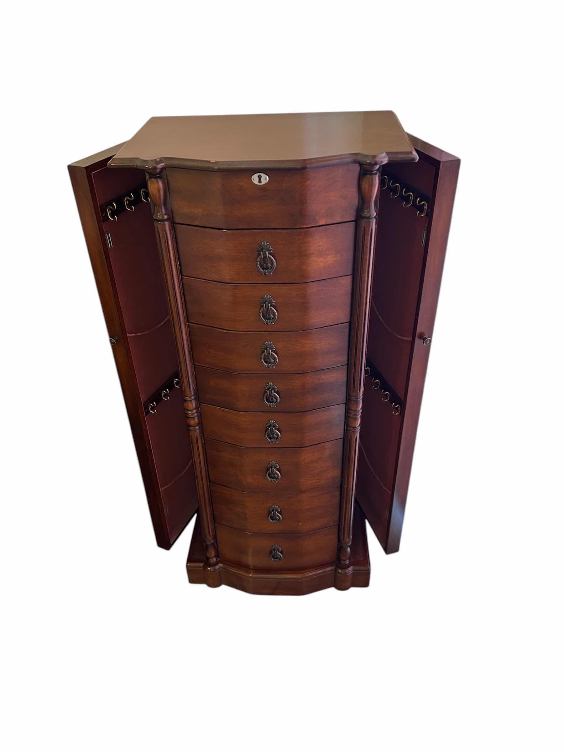 Photo 1 of SOLID WOOD JEWELRY AMOIRE 18” X 12” H 40”