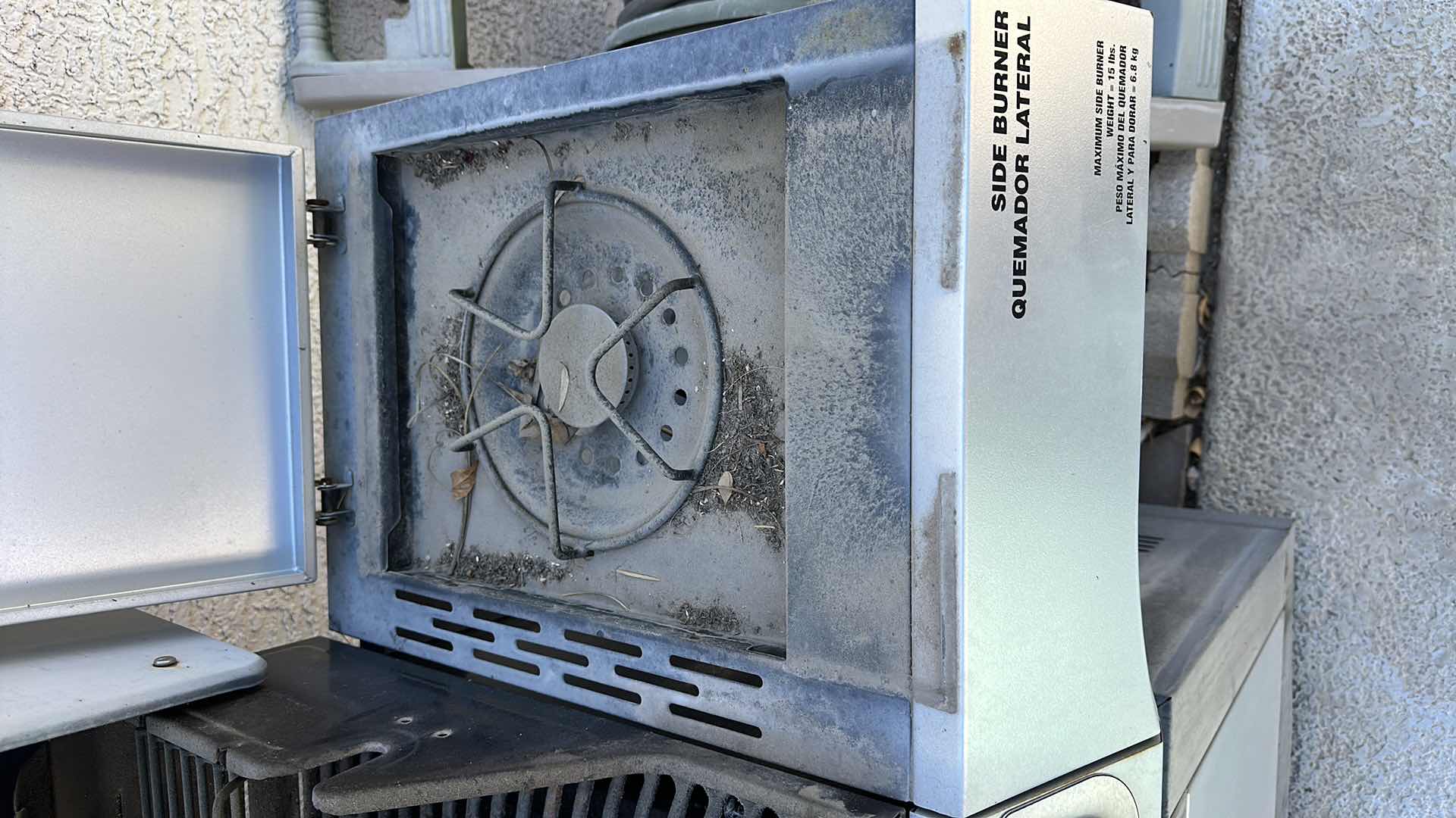 Photo 1 of BRINKMANN OUTDOOR PROPANE BBQ USED NEEDS TLC TWO PROPANE TANKS