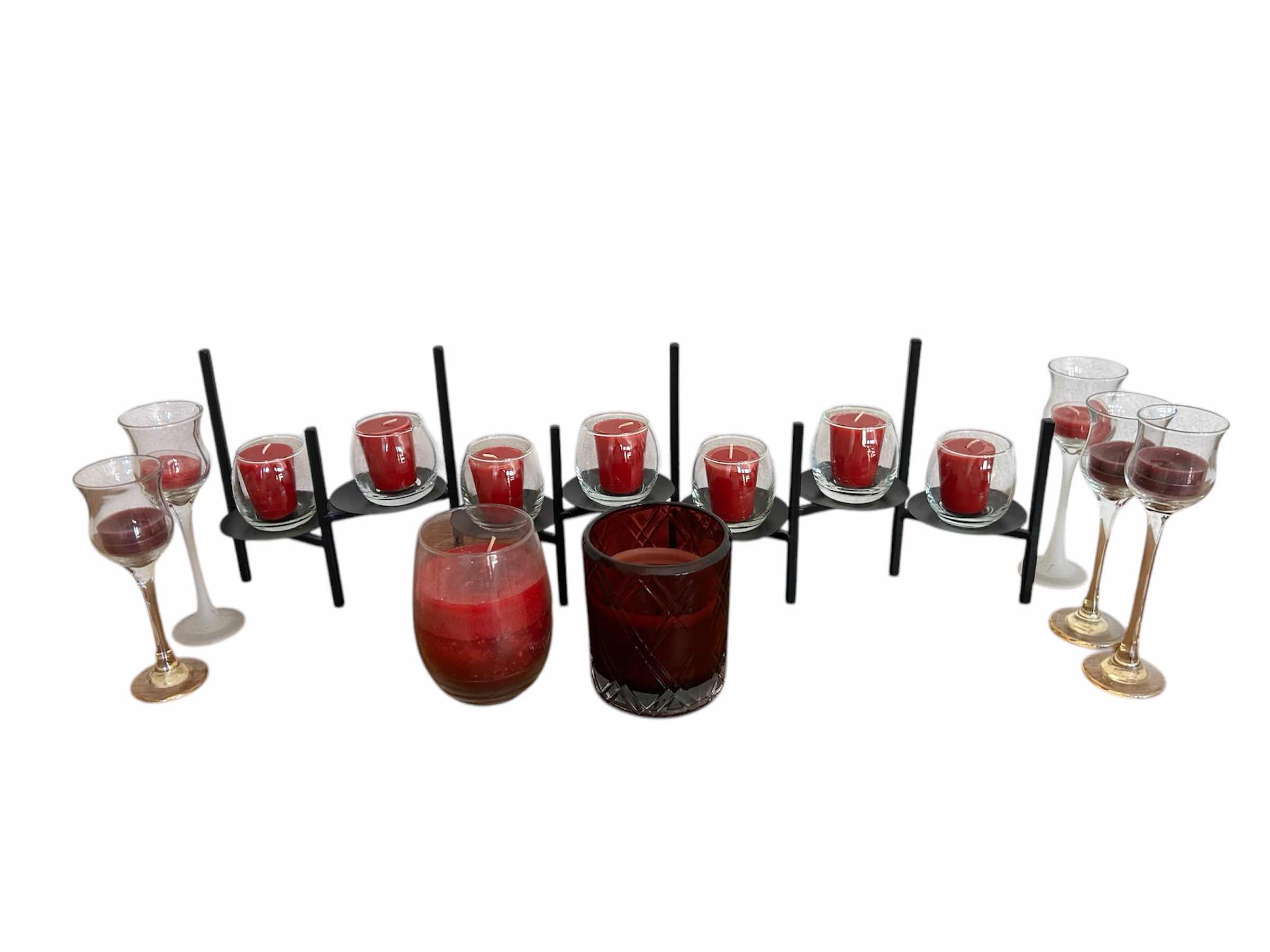 Photo 1 of ASSORTED RED VOTIVE CANDLES