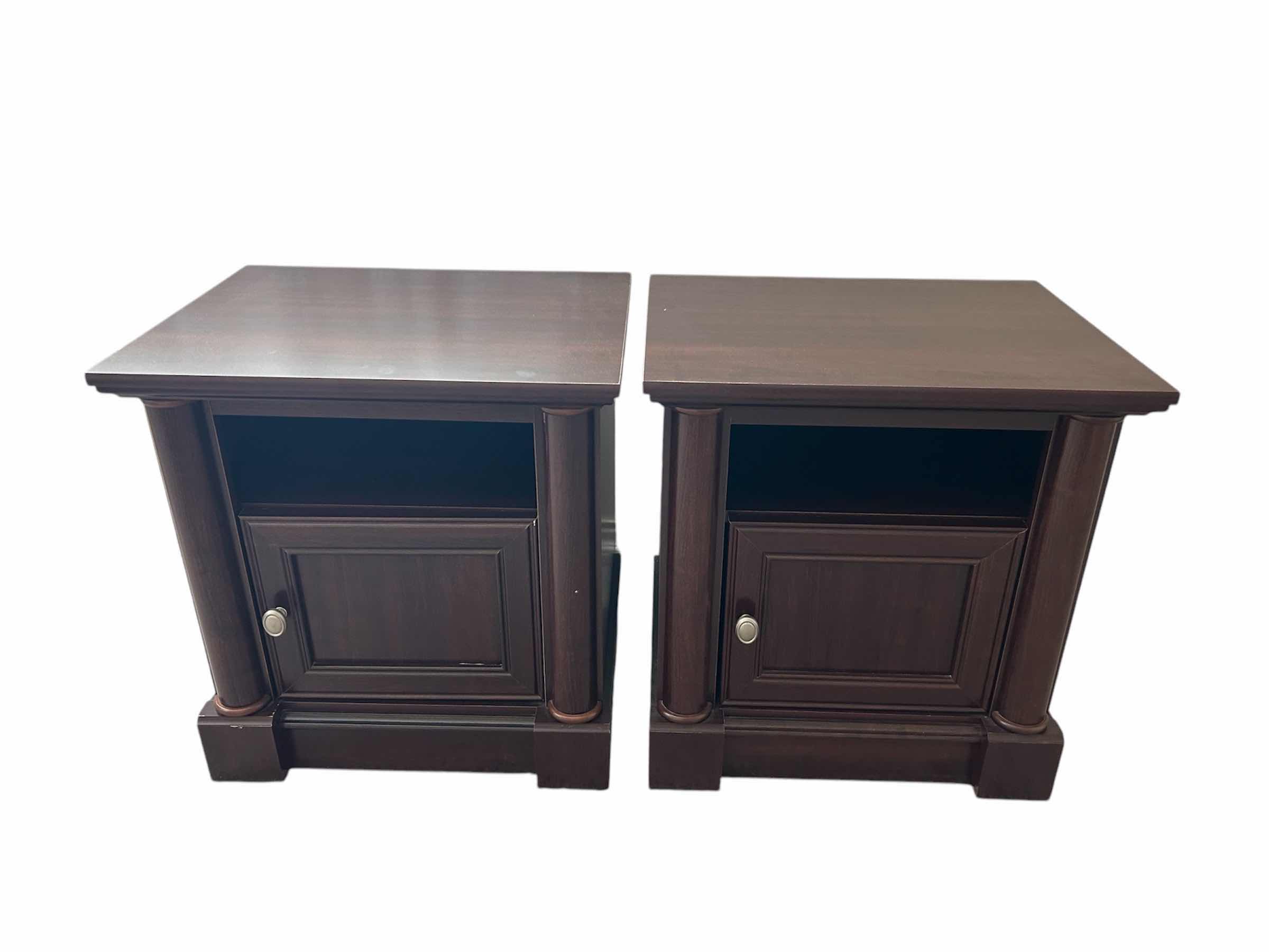 Photo 1 of 2- CHERRYWOOD NIGHT STANDS 22” X 27” H 24”