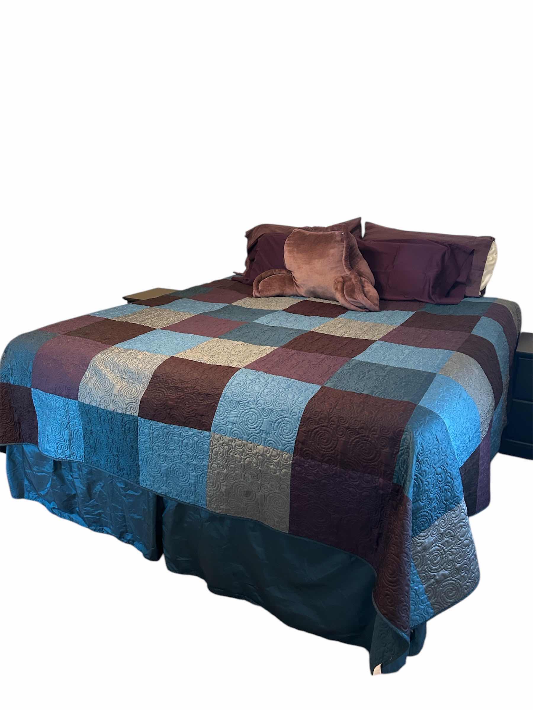 Photo 1 of KING SIZE BEAUTYREST MATTRESS AND BOX SPRING W BEDSPREAD BEDDING