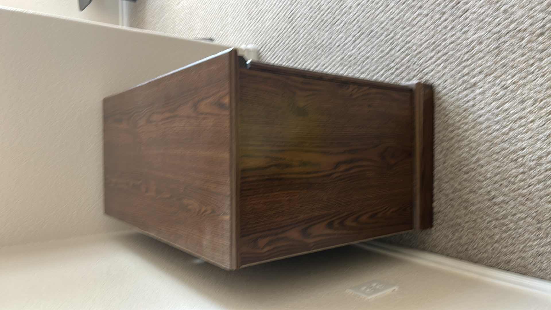 Photo 1 of WOOD TV CONSOLE 35” X 16” H 27”