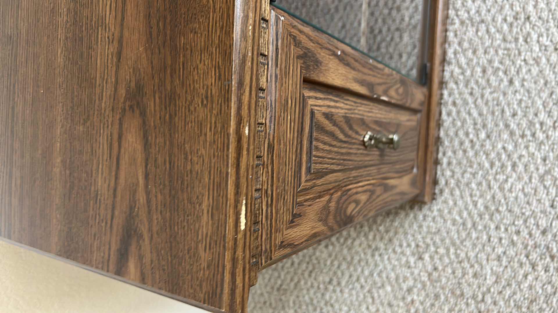 Photo 1 of WOOD TV CONSOLE 35” X 16” H 27”