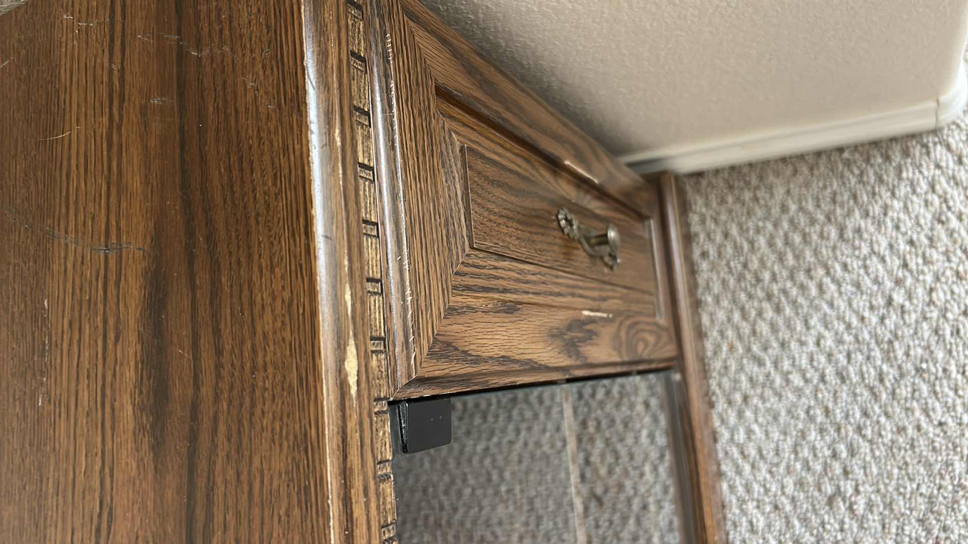 Photo 1 of WOOD TV CONSOLE 35” X 16” H 27”