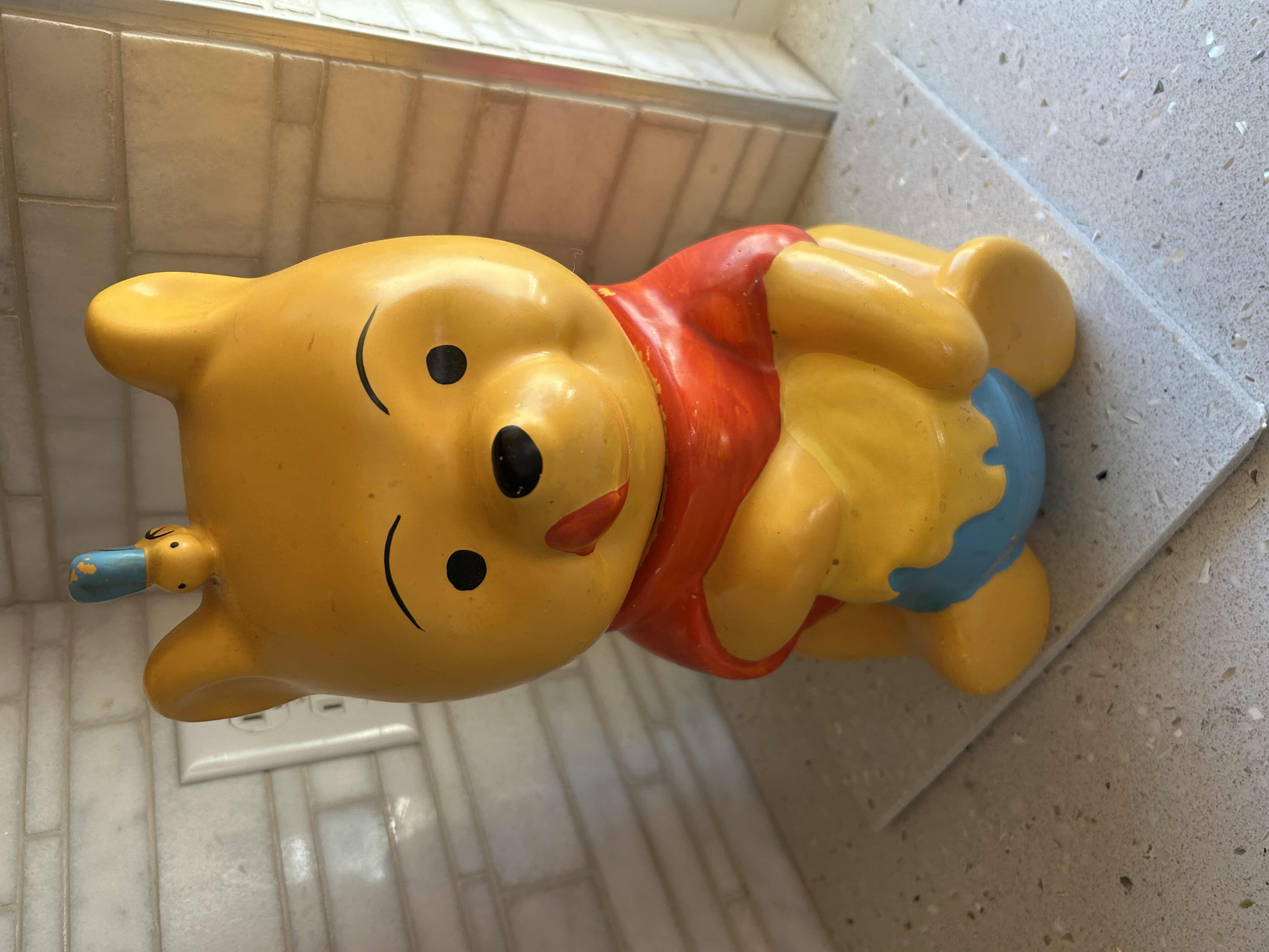 Photo 1 of VINTAGE WINNE THE POOH COOKIE JAR FROM 1970s H 14”