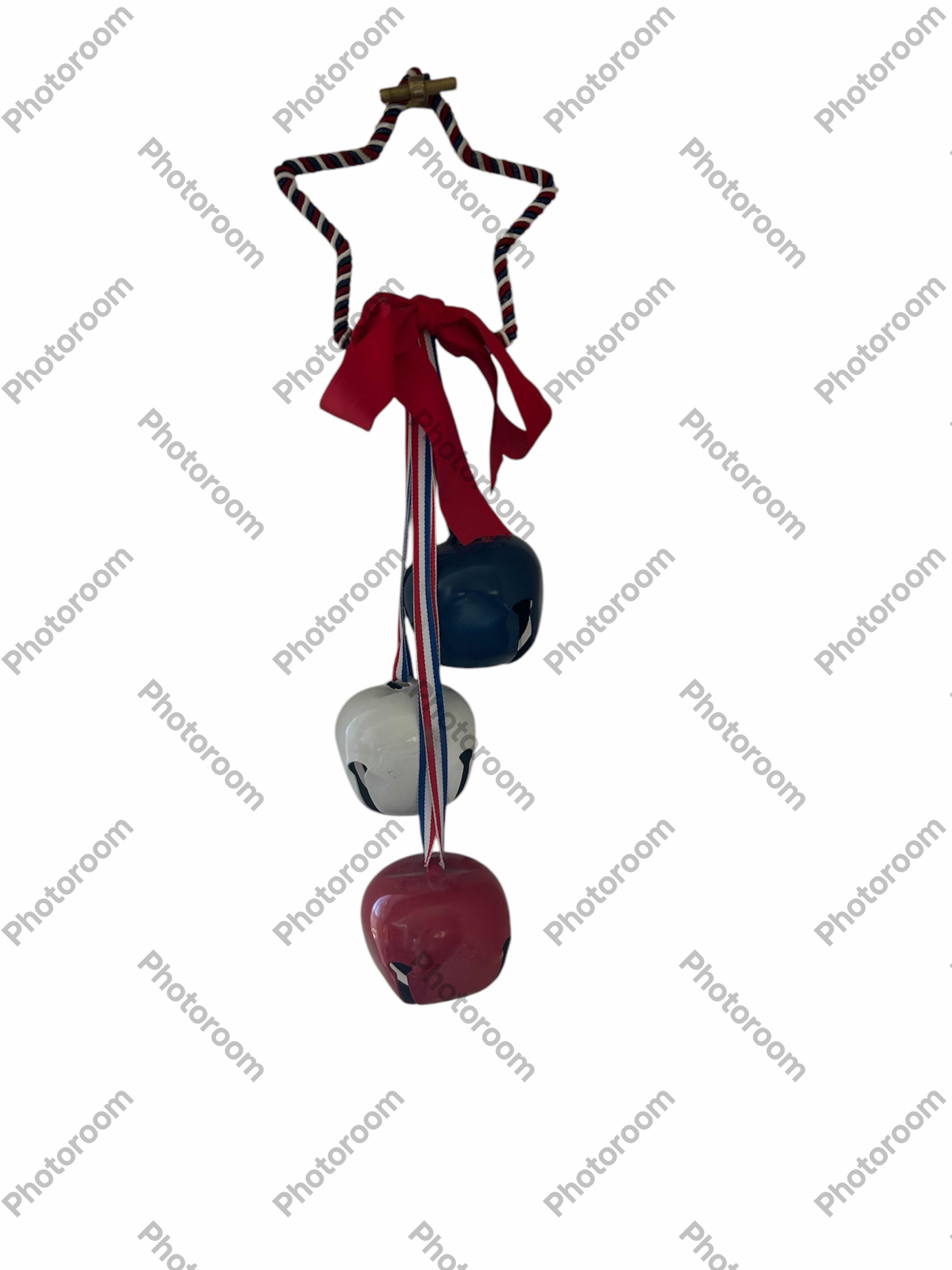 Photo 1 of GLASS CAKE PLATE AND STAR BANGLE HANGER