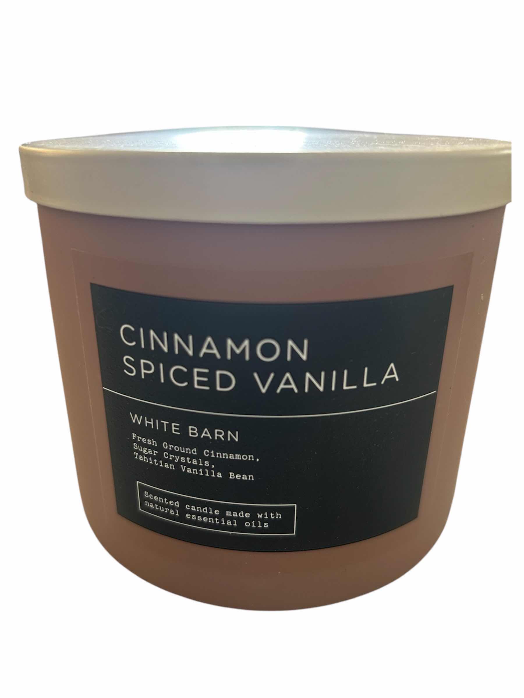 Photo 1 of BATH & BODY WORKS 3-WICK CANDLE 14oz  “ CINNAMON SPICED VANILLA “ NIB
