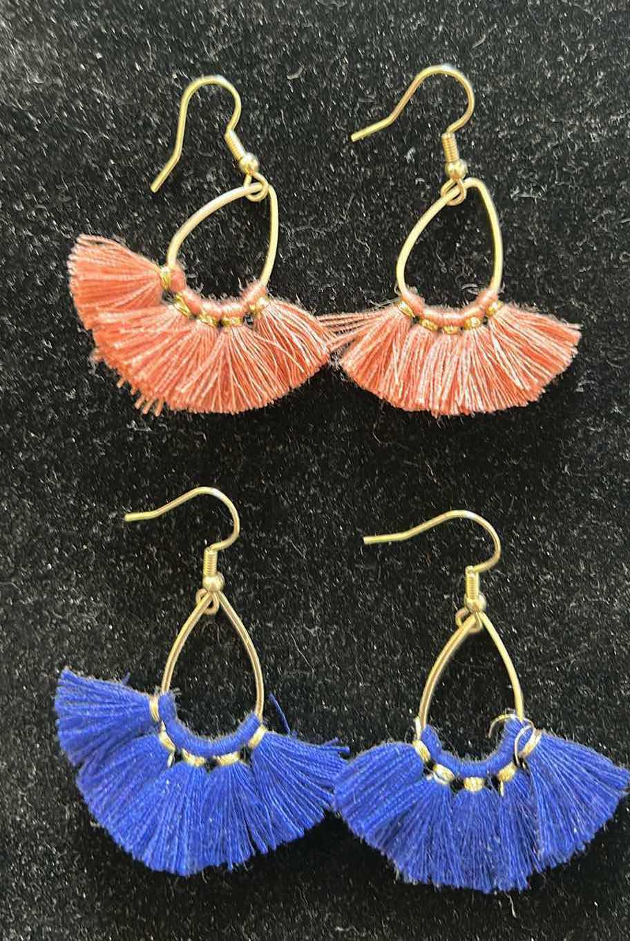 Photo 1 of 2-HAND MADE TASSEL EARRINGS