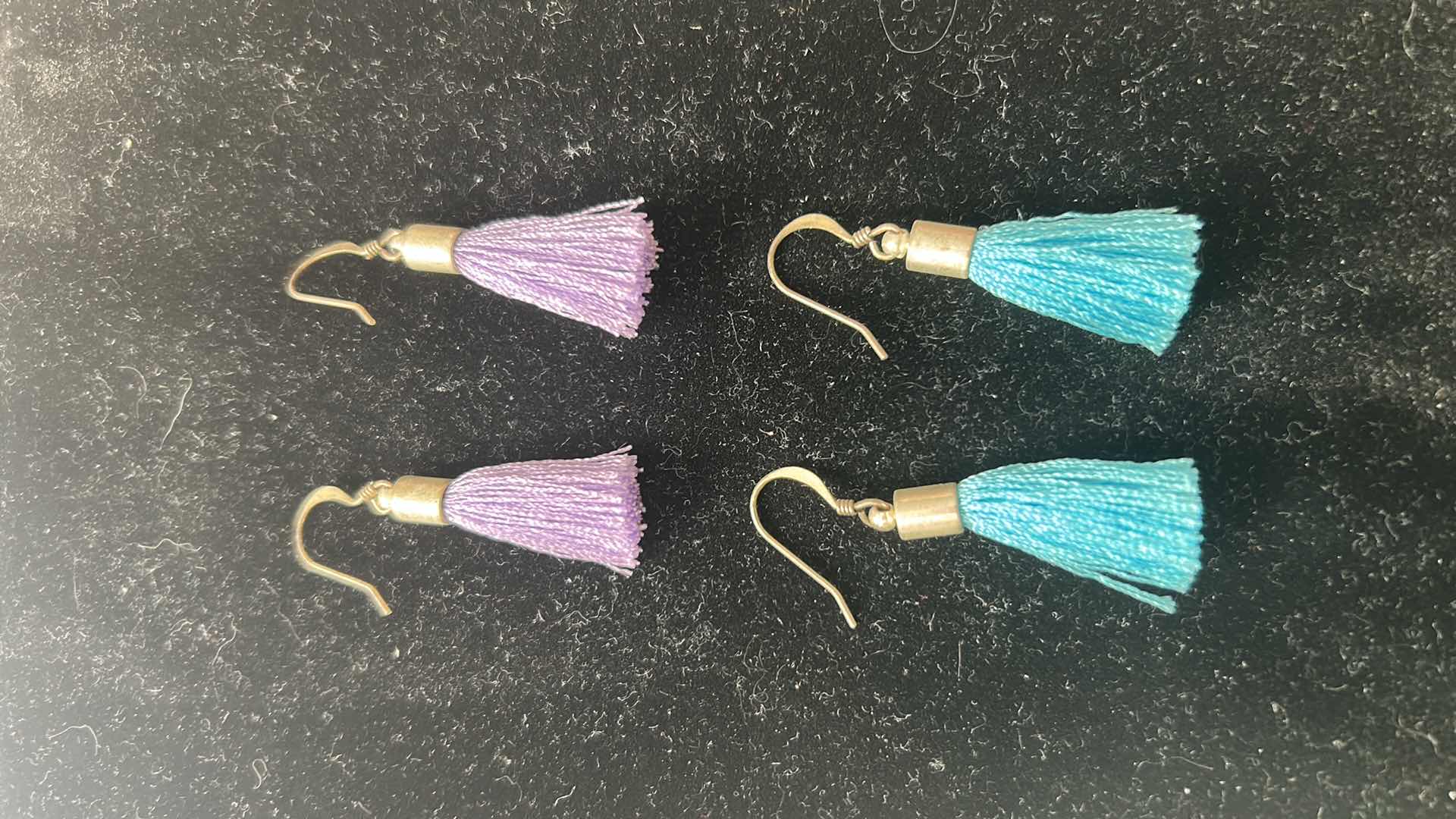 Photo 1 of 2- HAND MADE TASSEL EARRINGS