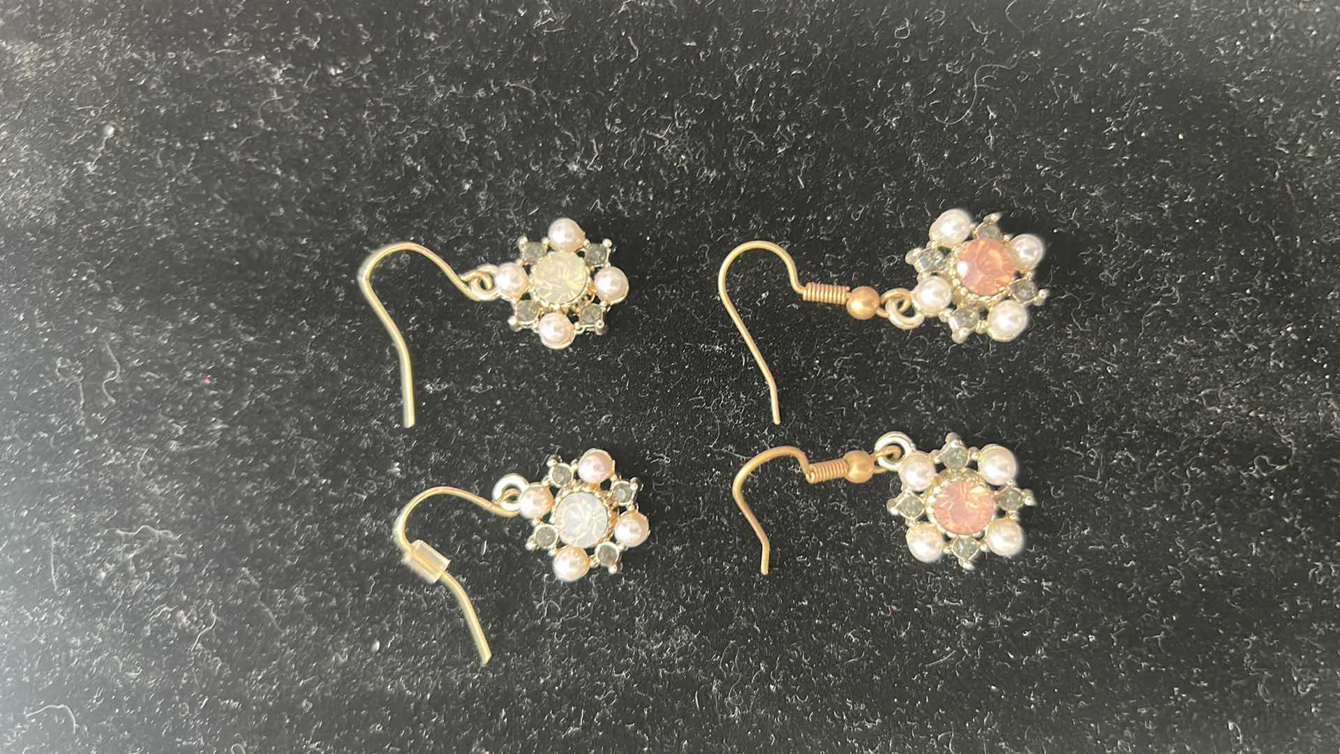 Photo 1 of 2- HAND MADE BEADED EARRINGS