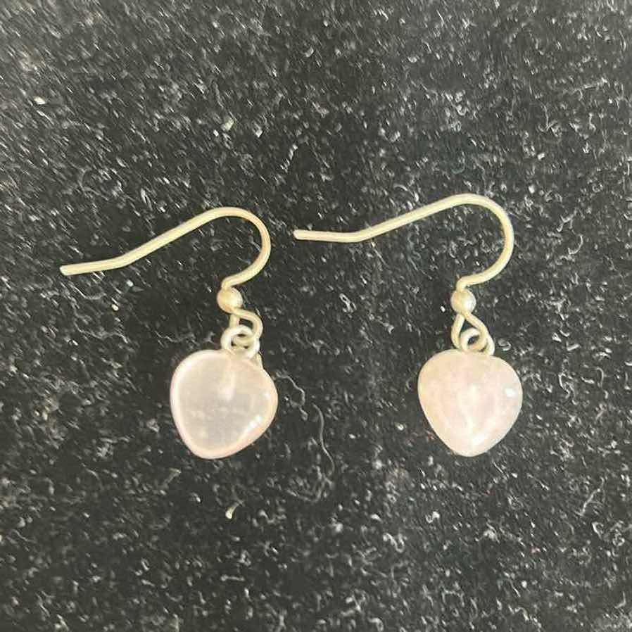 Photo 1 of 3- PINK EARRINGS BUTTERFLY HEART