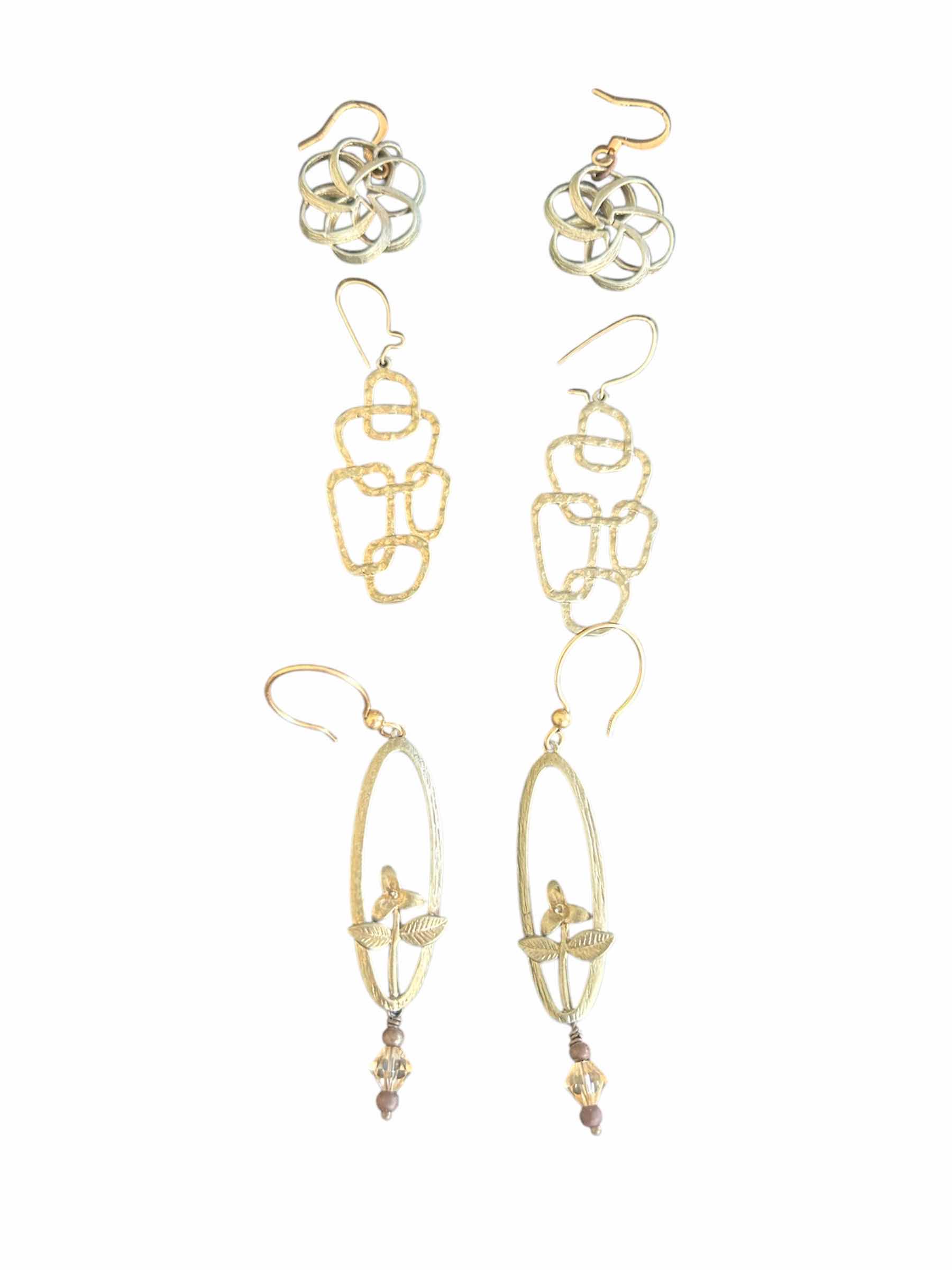 Photo 1 of 3- HANDCRAFTED WIRE EARRINGS