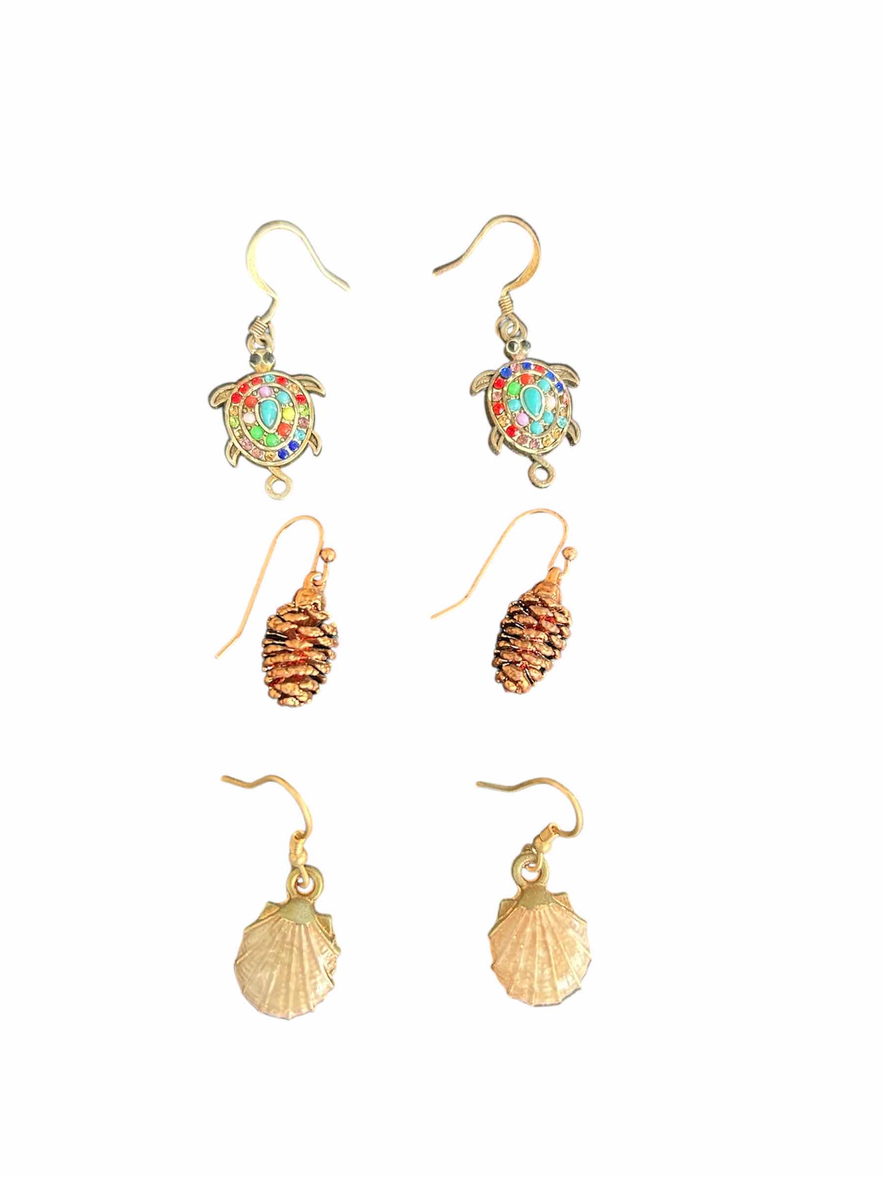 Photo 1 of 3- HANDCRAFTED TURTLE PINE CONE SHELL