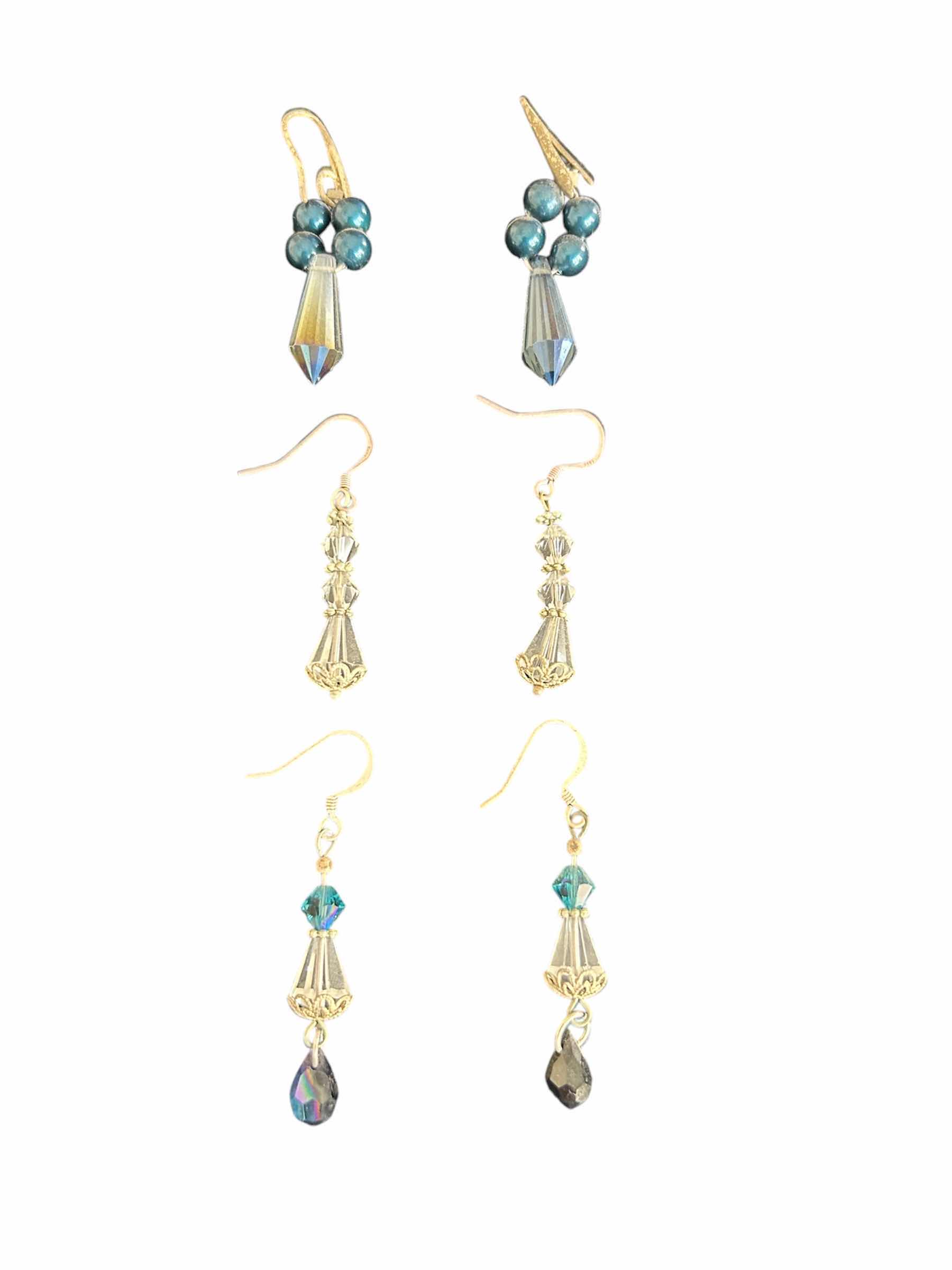 Photo 1 of 3- VINTAGE DANGLE EARRINGS