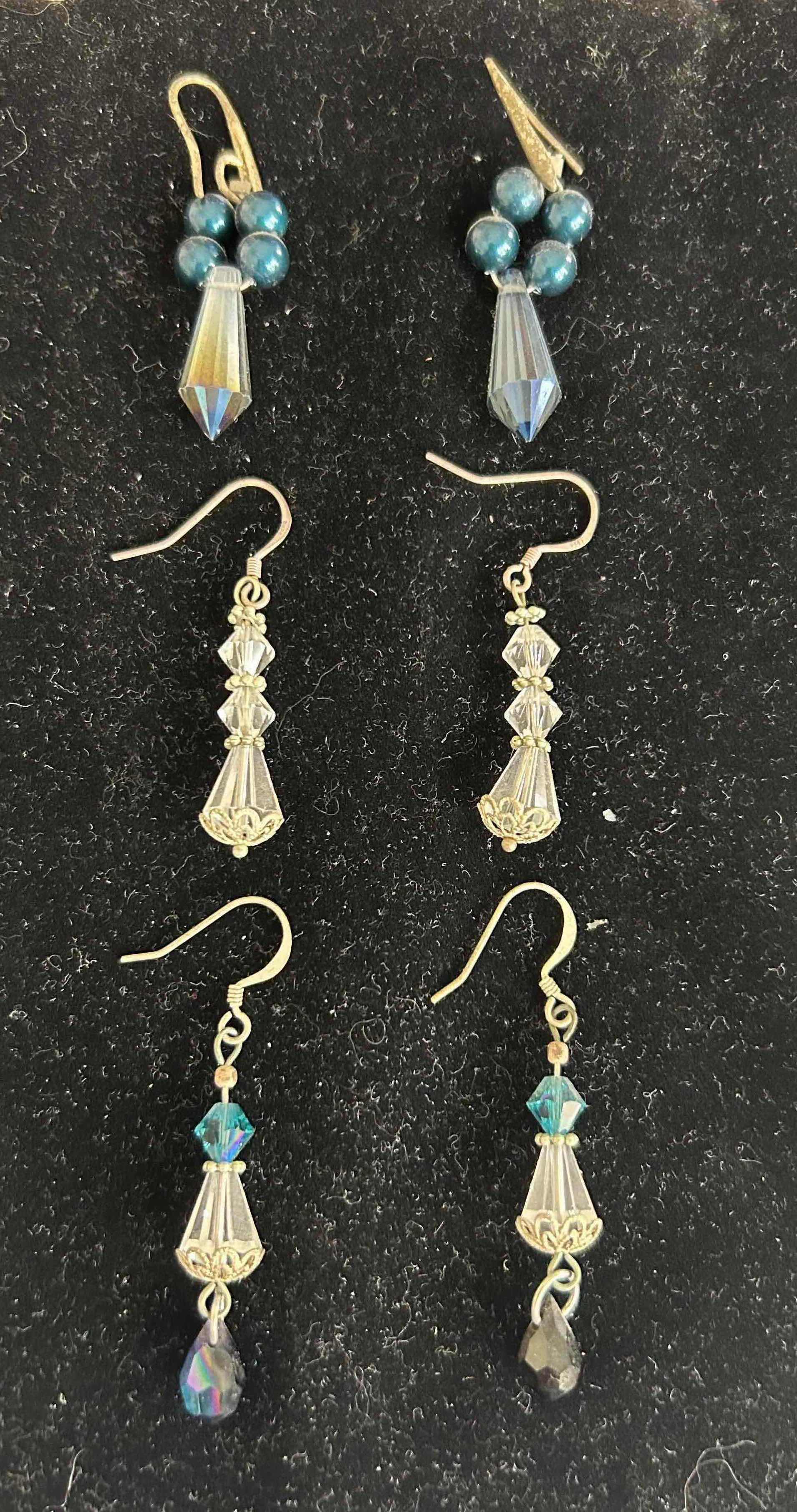 Photo 1 of 3- VINTAGE DANGLE EARRINGS