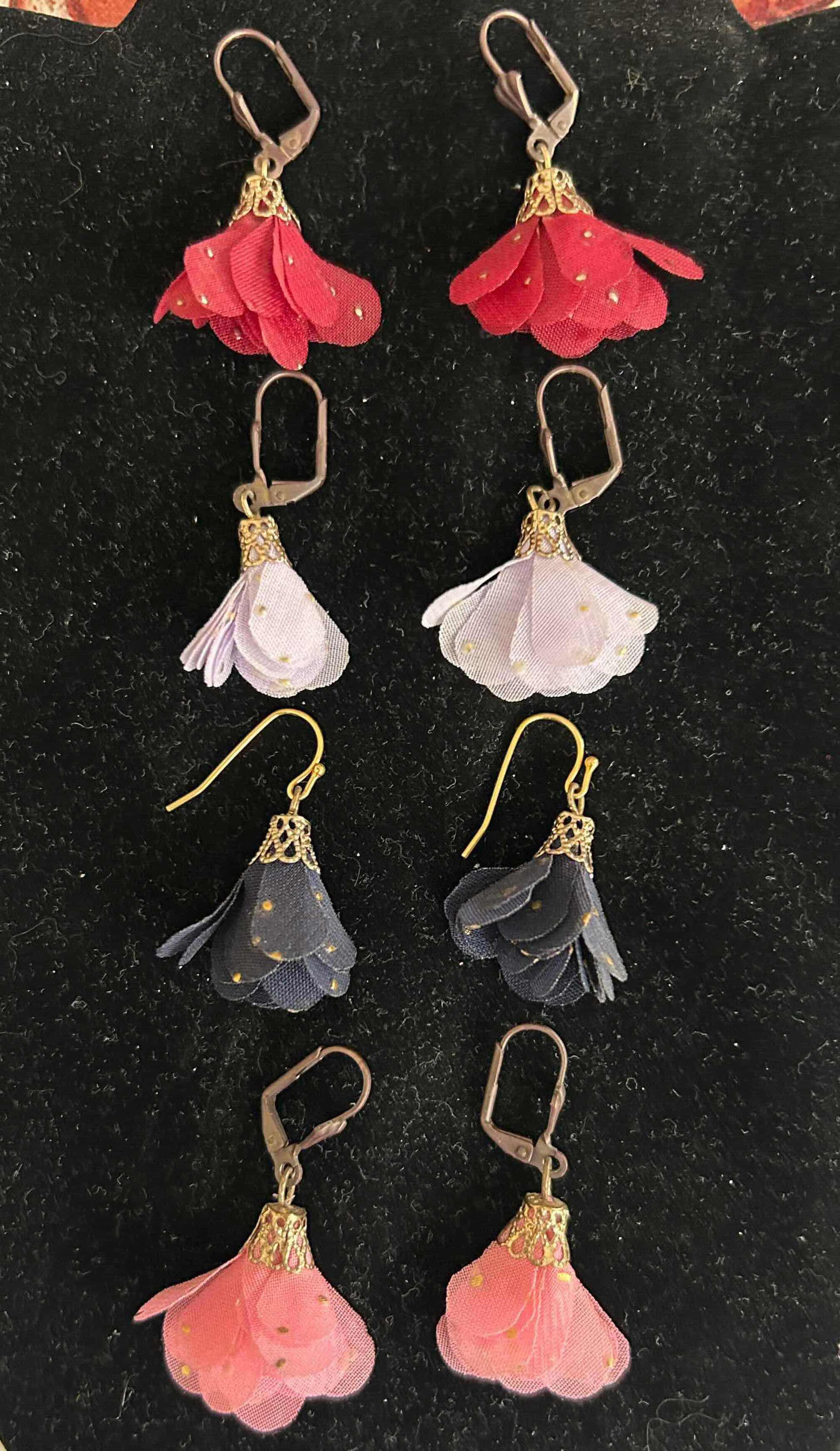 Photo 1 of 4- FRILLY EARRINGS