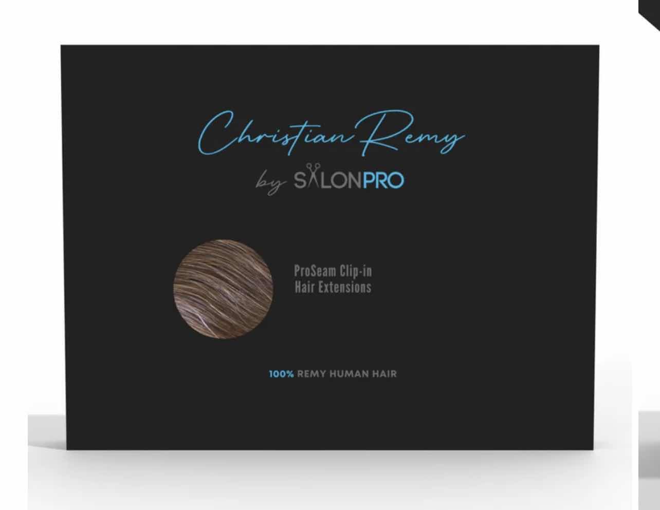 Photo 1 of CHRISTIAN REMY JADE 20” 180 G 100% HUMAN HAIR LACE WEFT CLIP-IN-EXTENSIONS-COLOR "OFF BROWN"
