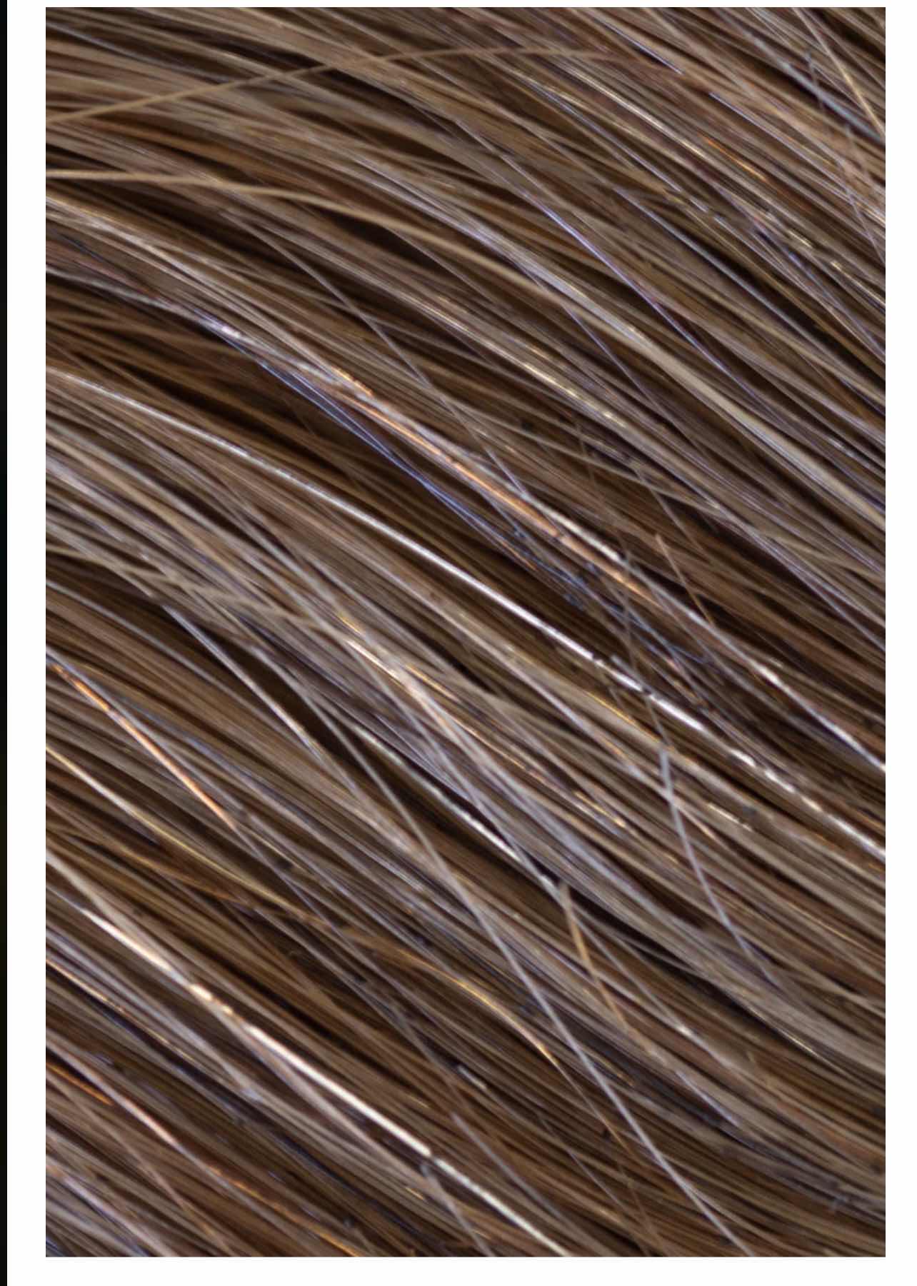 Photo 3 of CHRISTIAN REMY KENZA 22” 240G HUMAN HAIR LACE WEFT CLIP-IN-EXTENSIONS-COLOR "OFF BROWN"
